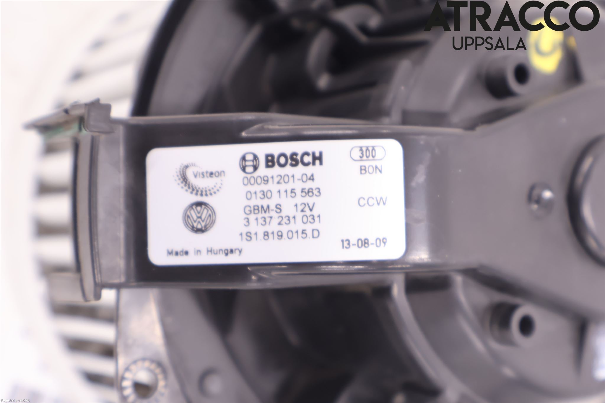 Volkswagen VW UP! / E-UP! Varmeapparat Viftemotor