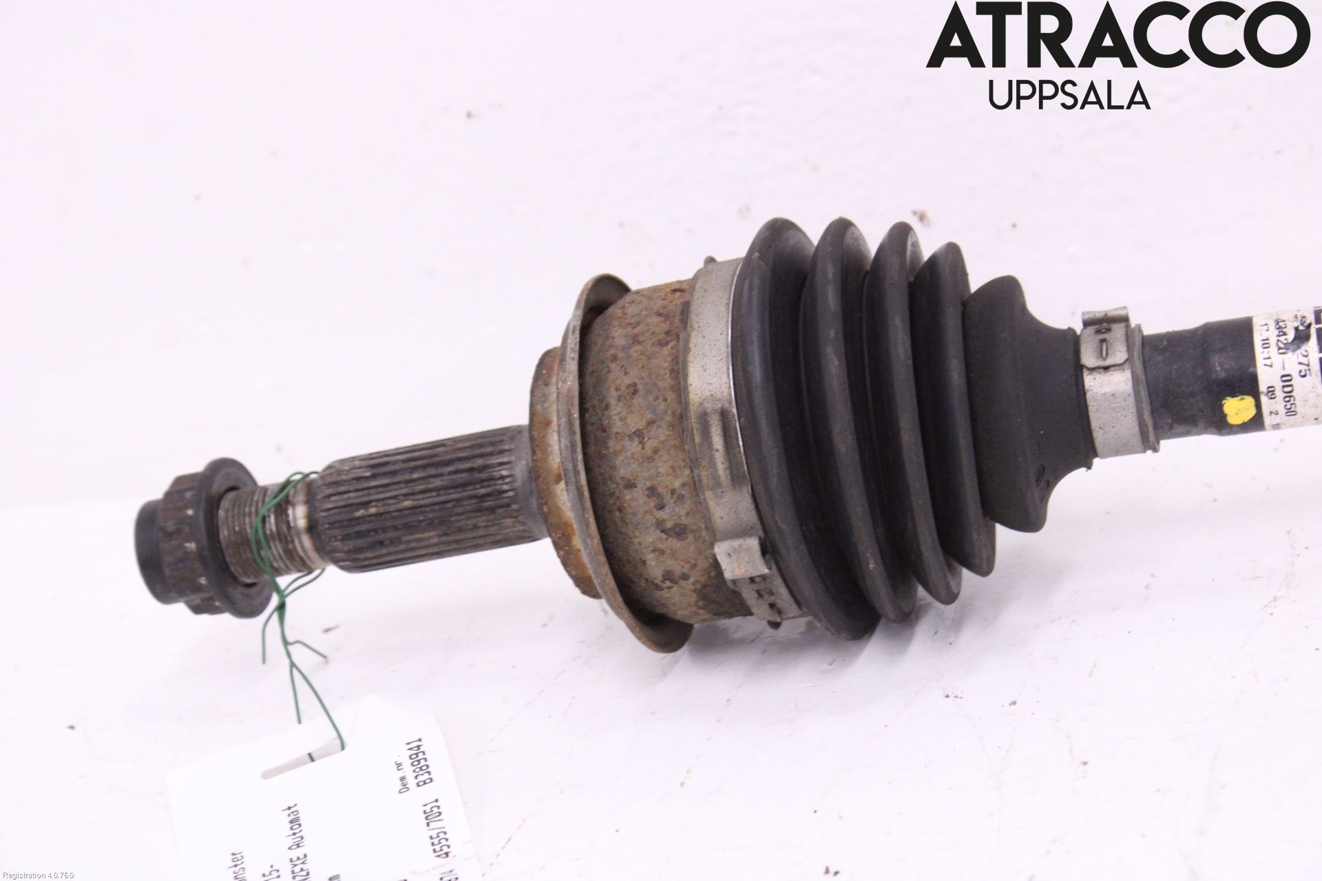 Toyota YARIS XP130 15-20 Drivaksel Foran Kompl Venstre