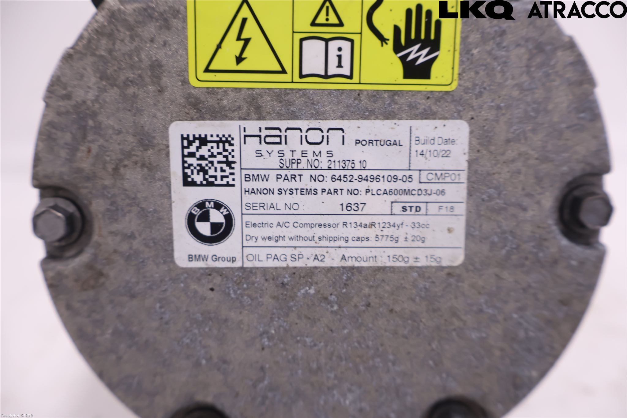 BMW 3 G20/G21/G80/G81 19- Varme Ac Kompressor