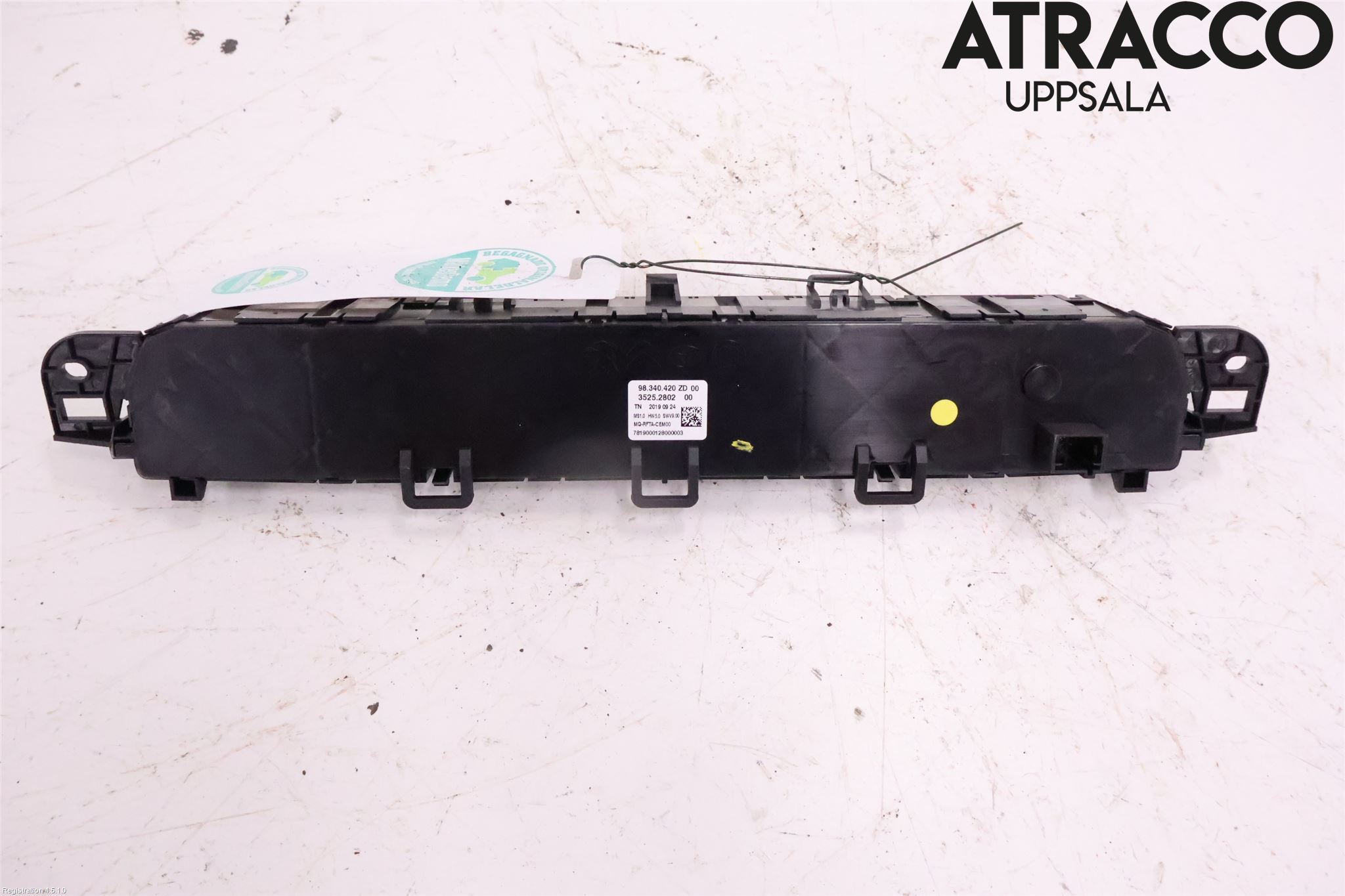 Peugeot PARTNER/E-PARTNER 19- Varme Ac Betjening-Display