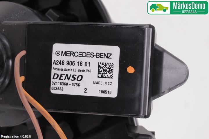 Mercedes-Benz MB A-KLASS (W176) 13-18 Varmeapparat Viftemotor