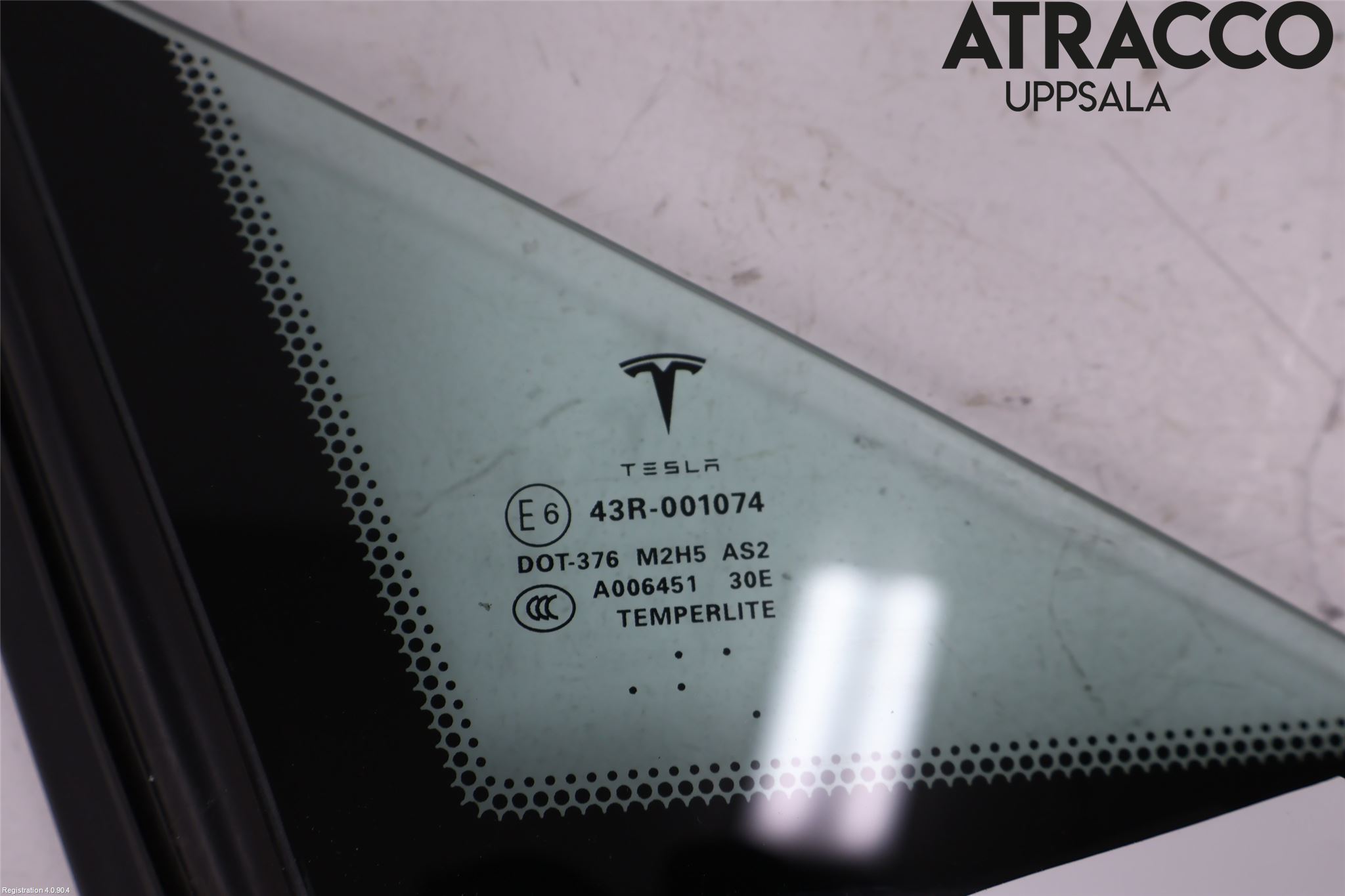 Tesla MODEL S 13- Dørrute Foran Venstre Trekant