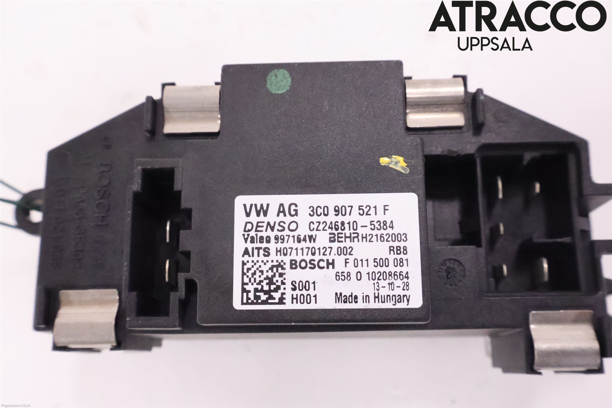 Volkswagen VW PASSAT 11-14 Varmeapparat Viftemotstand