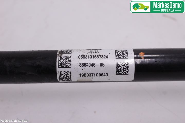 BMW 5 G30/G31/F90 17-23 Drivaksel Bak Kompl Høyre