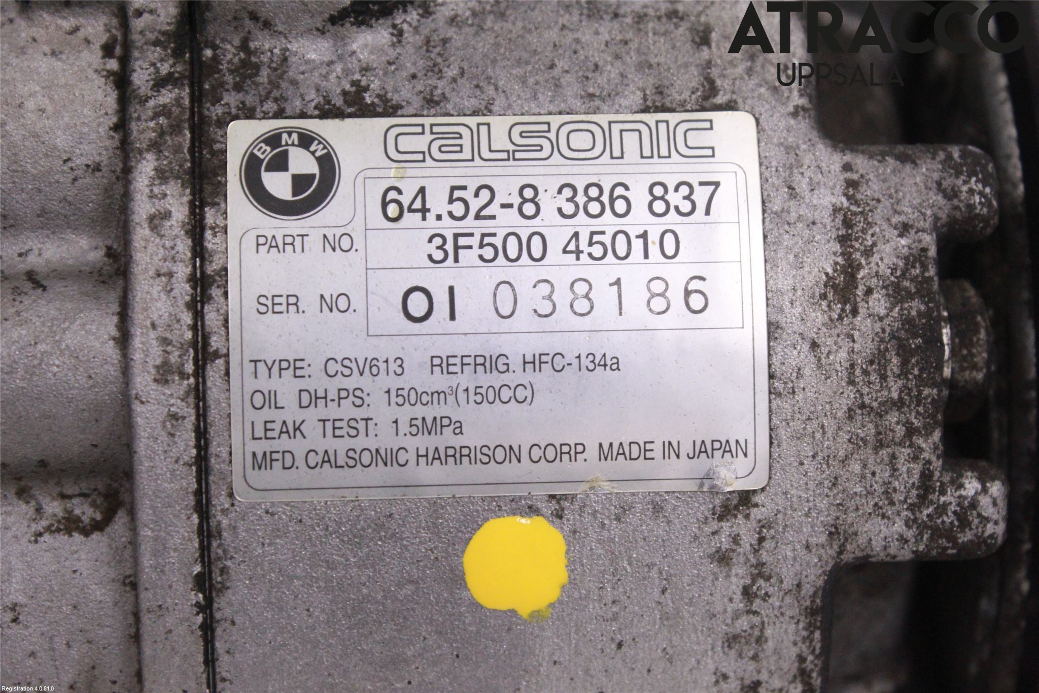 BMW 3 E46      98-05 Varme Ac Kompressor