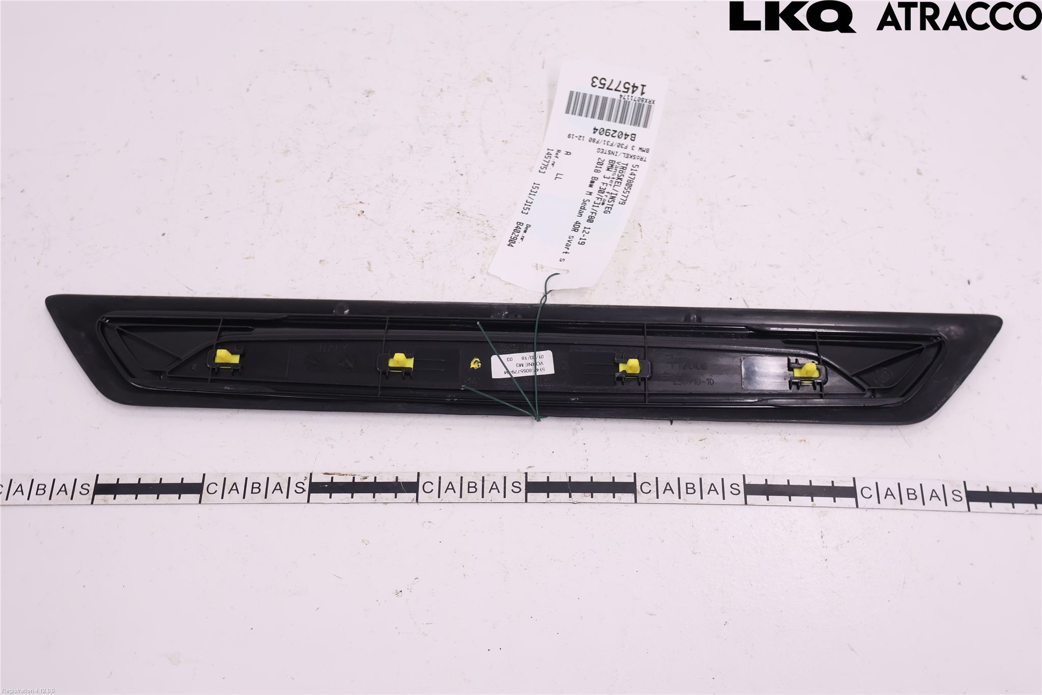 BMW 3 F30/F31/F80 12-19 Innr Terskel Innstigning