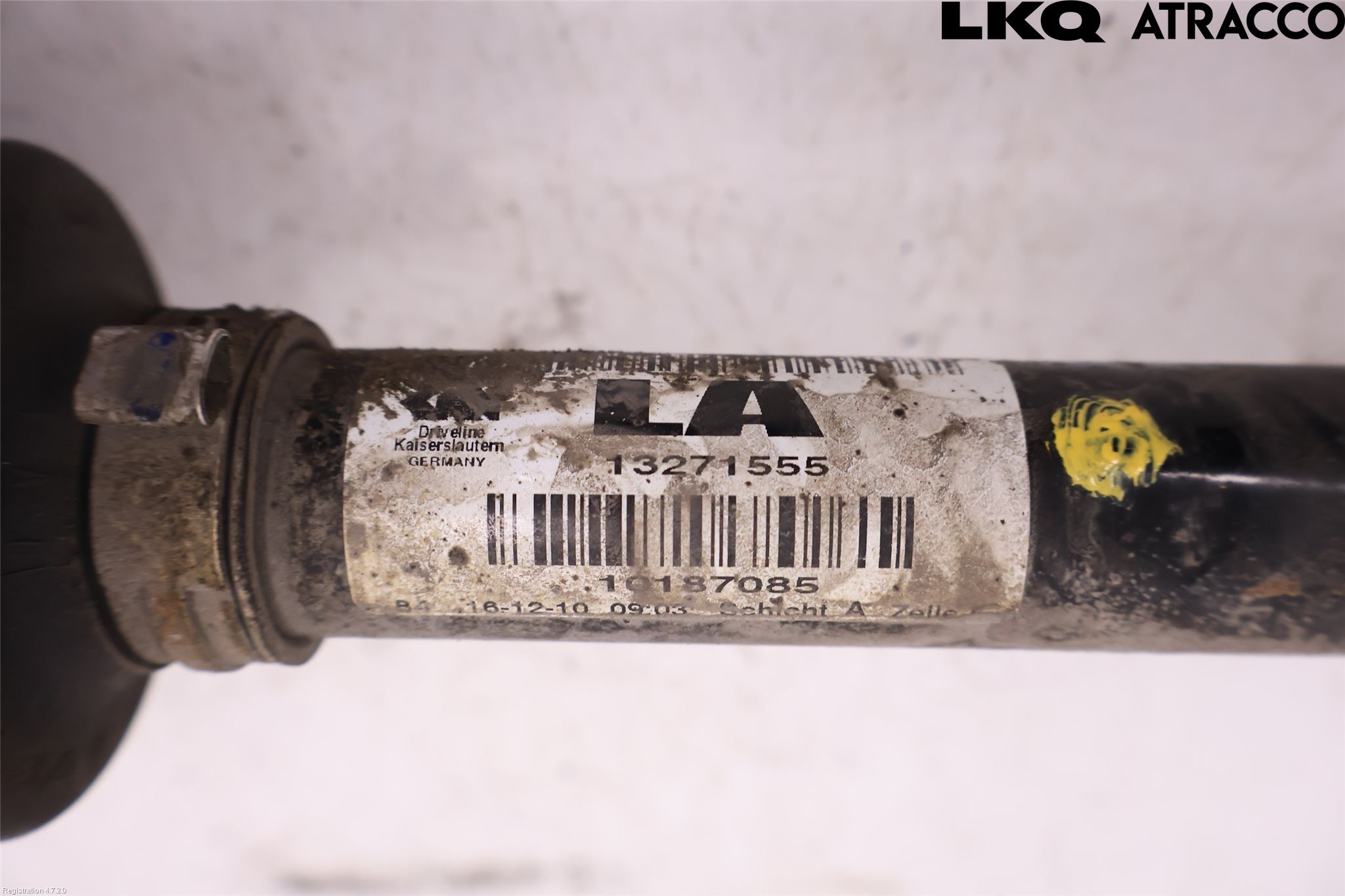 Opel ASTRA J 10-15 Drivaksel Foran Kompl Venstre