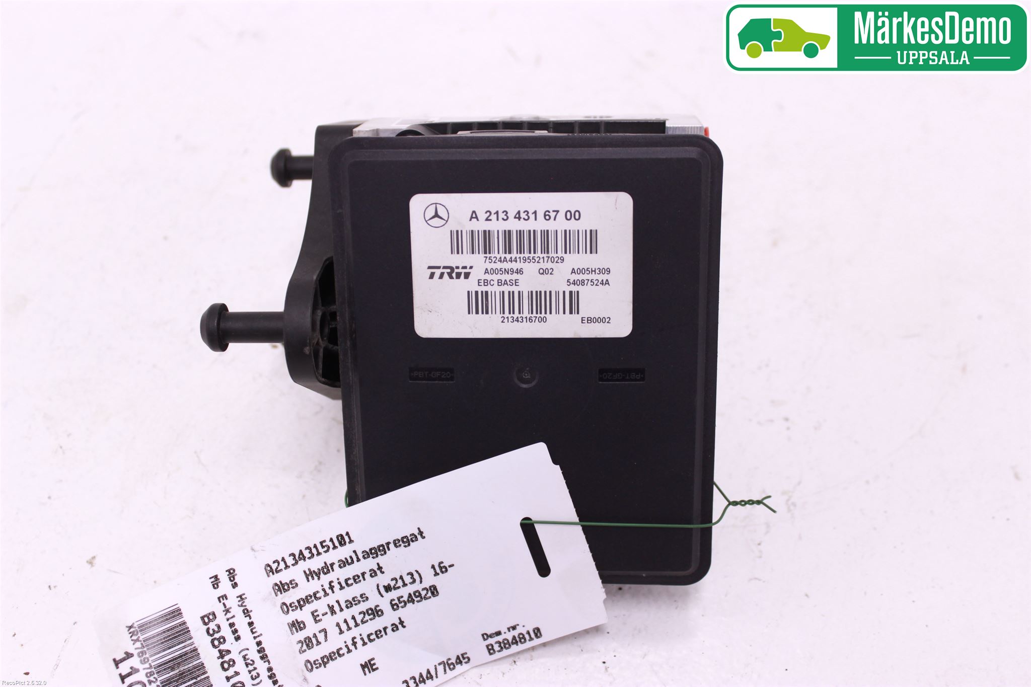 Mercedes-Benz MB E-KLASS (W213) 16-23 Abs Hydraulikkaggregat