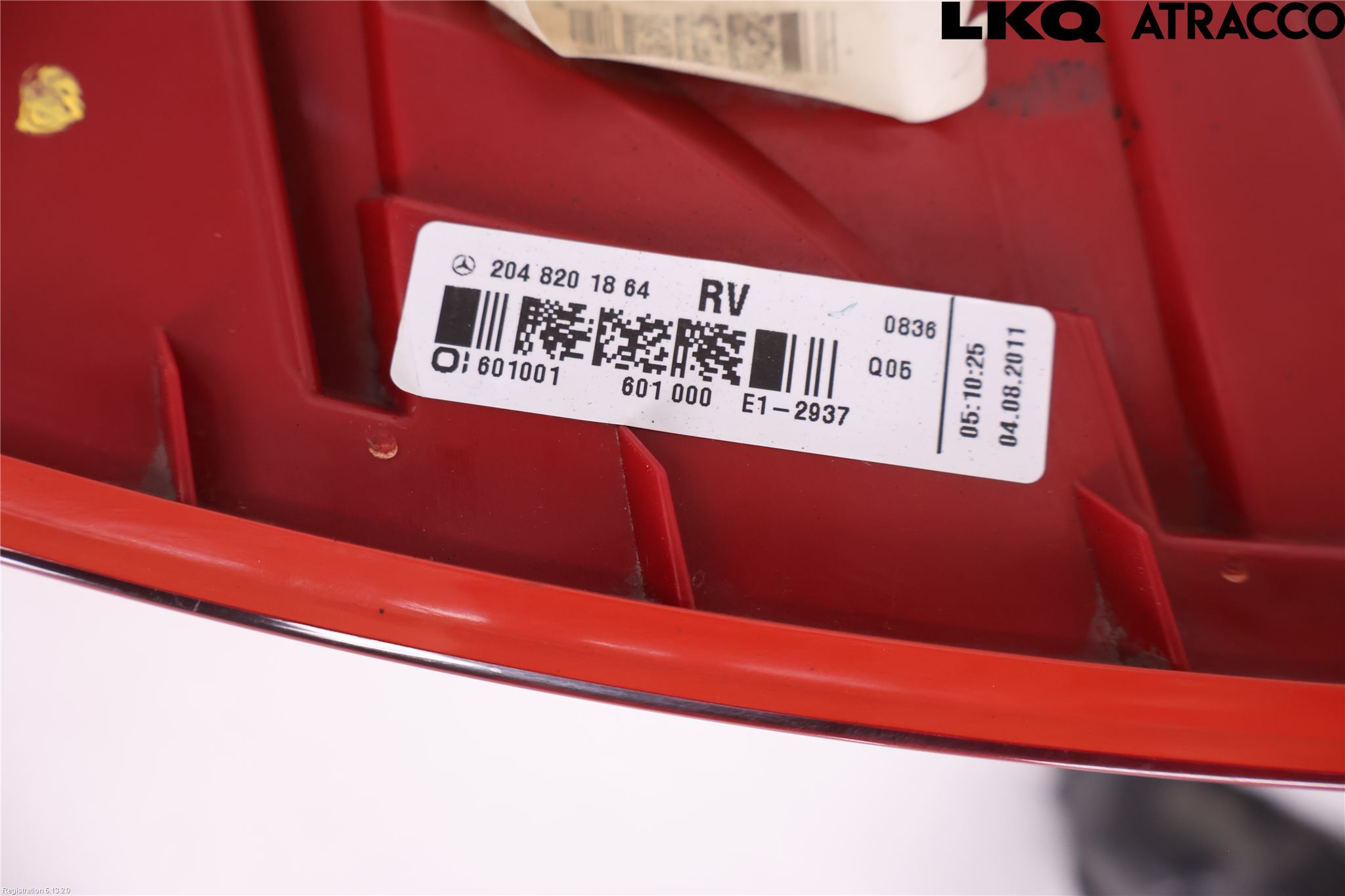 Mercedes-Benz MB C-KLASS (W204) 07-15 Baklykt Venstre