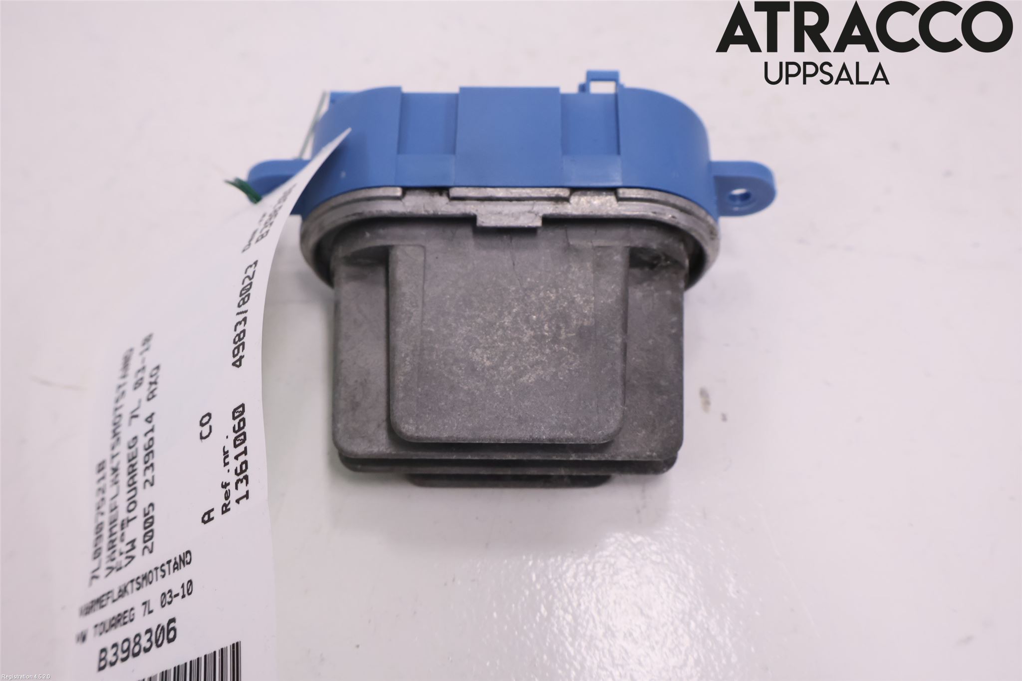 Volkswagen VW TOUAREG 7L 03-10 Varmeapparat Viftemotstand