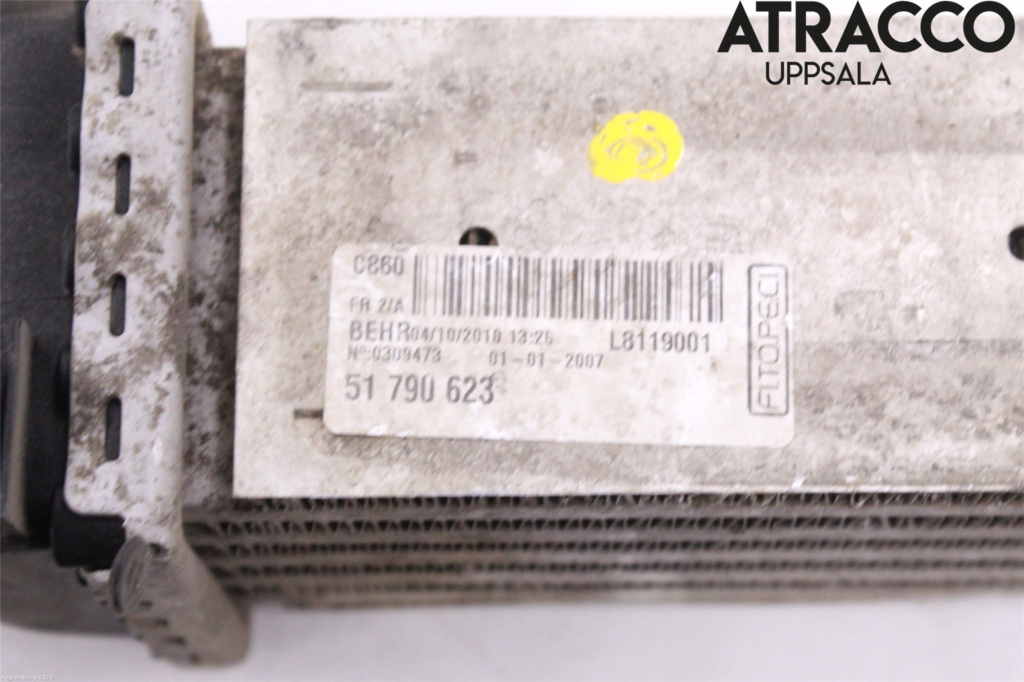 Fiat FIORINO Intercooler Radiator