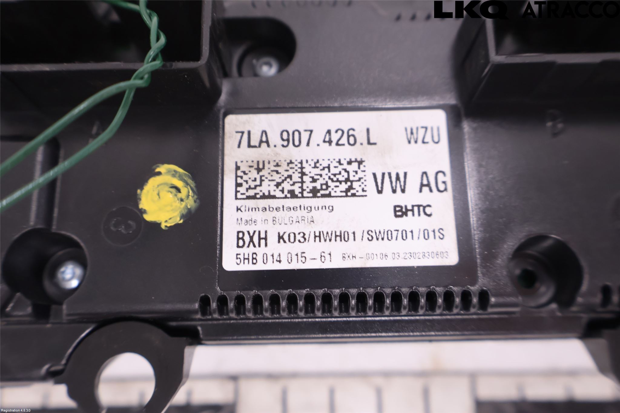 Volkswagen VW TRANSP/CARAVELLE (T6) 16-22 Varme Ac Betjening-Display