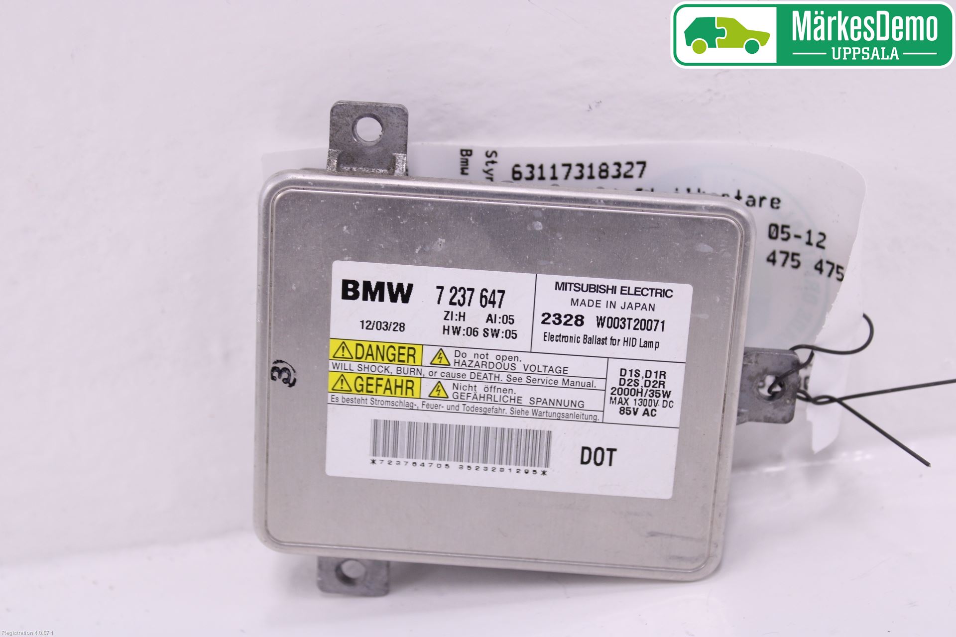 BMW 3 E90/91 SED/TOU 05-12 Styreenhet Xenon