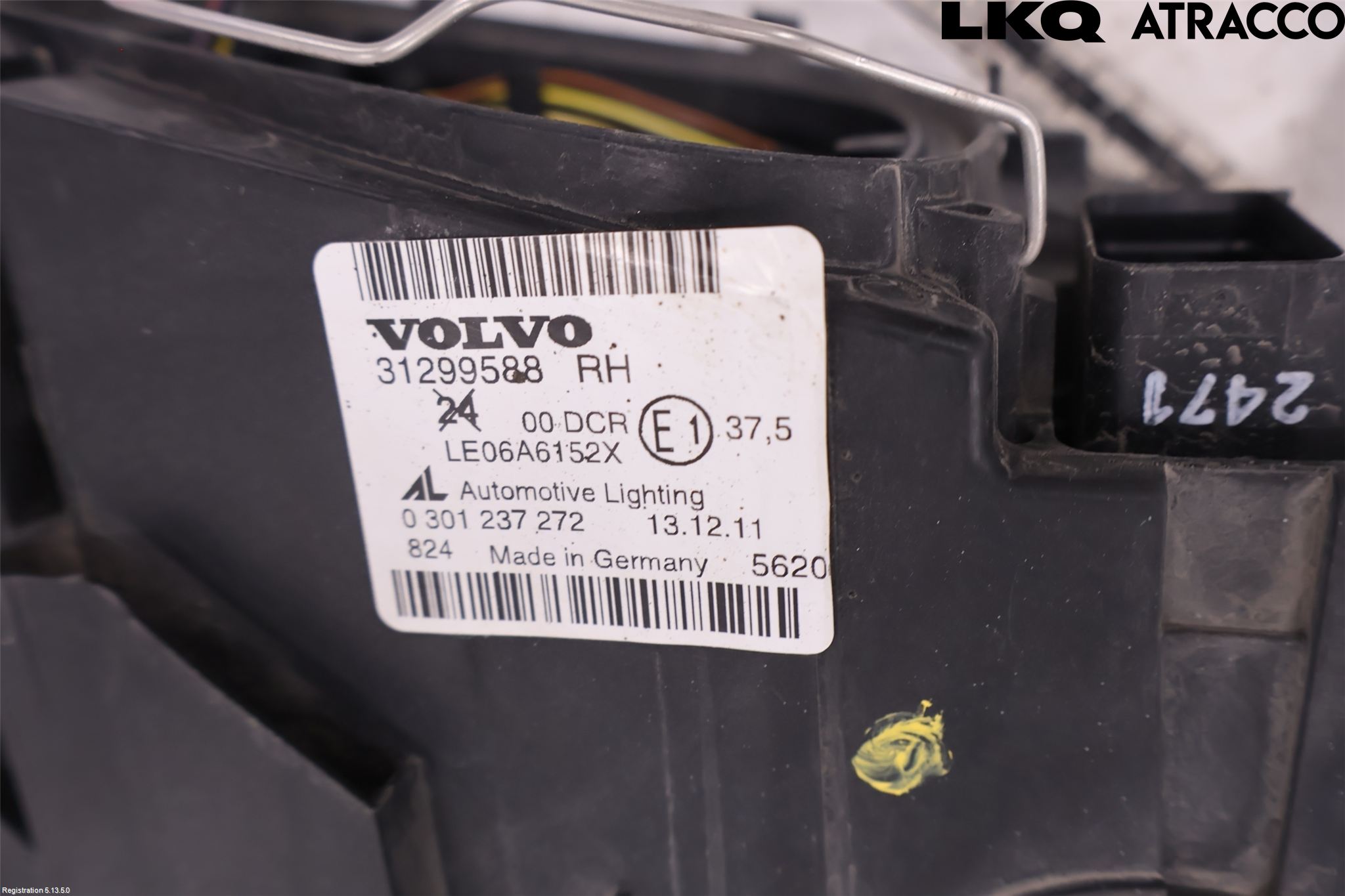Volvo V50 08-12 Frontlykt Høyre
