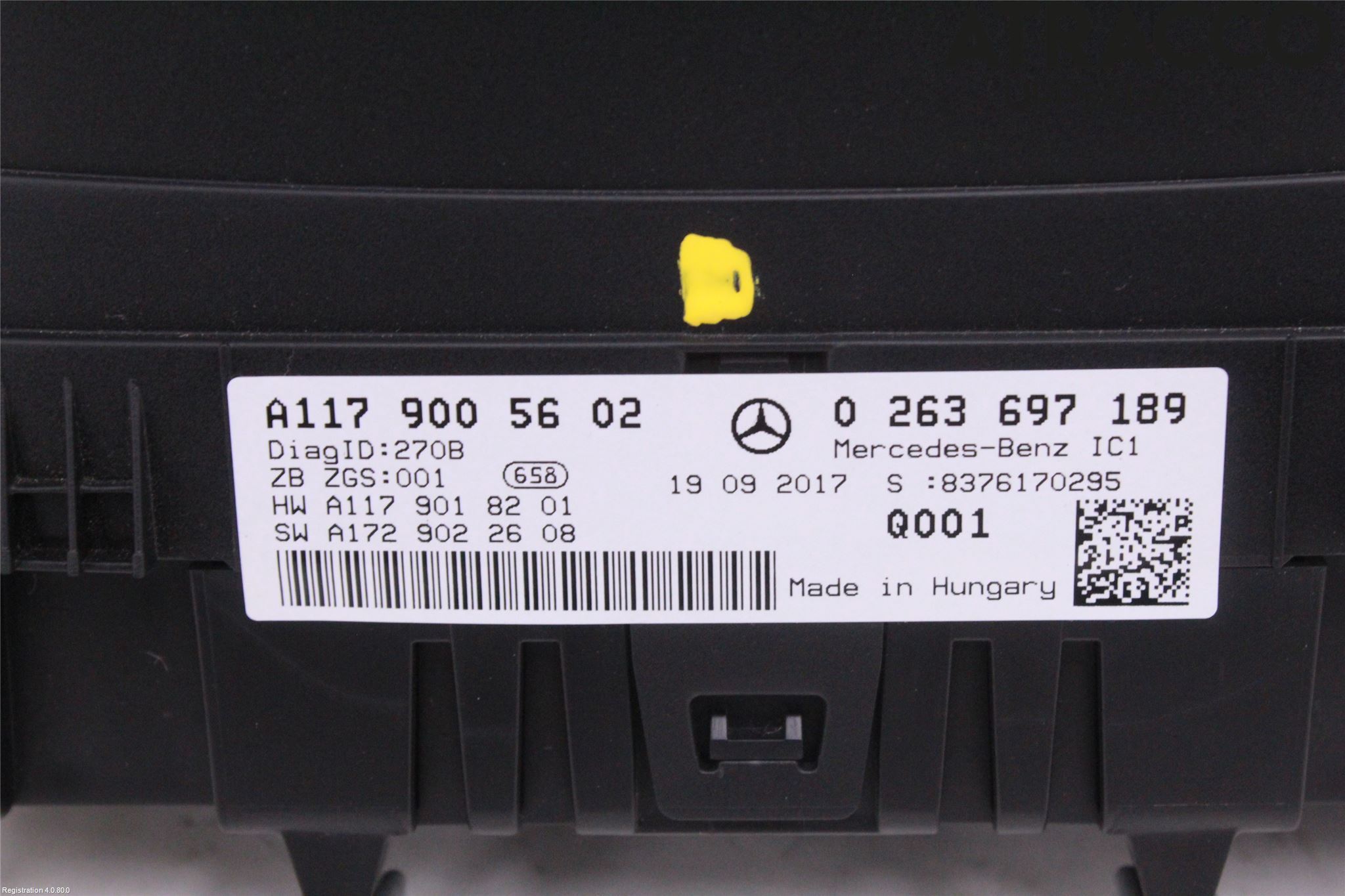 Mercedes-Benz MB CLA-KLASS (C117/X117) 13-19 Instr Kombinert