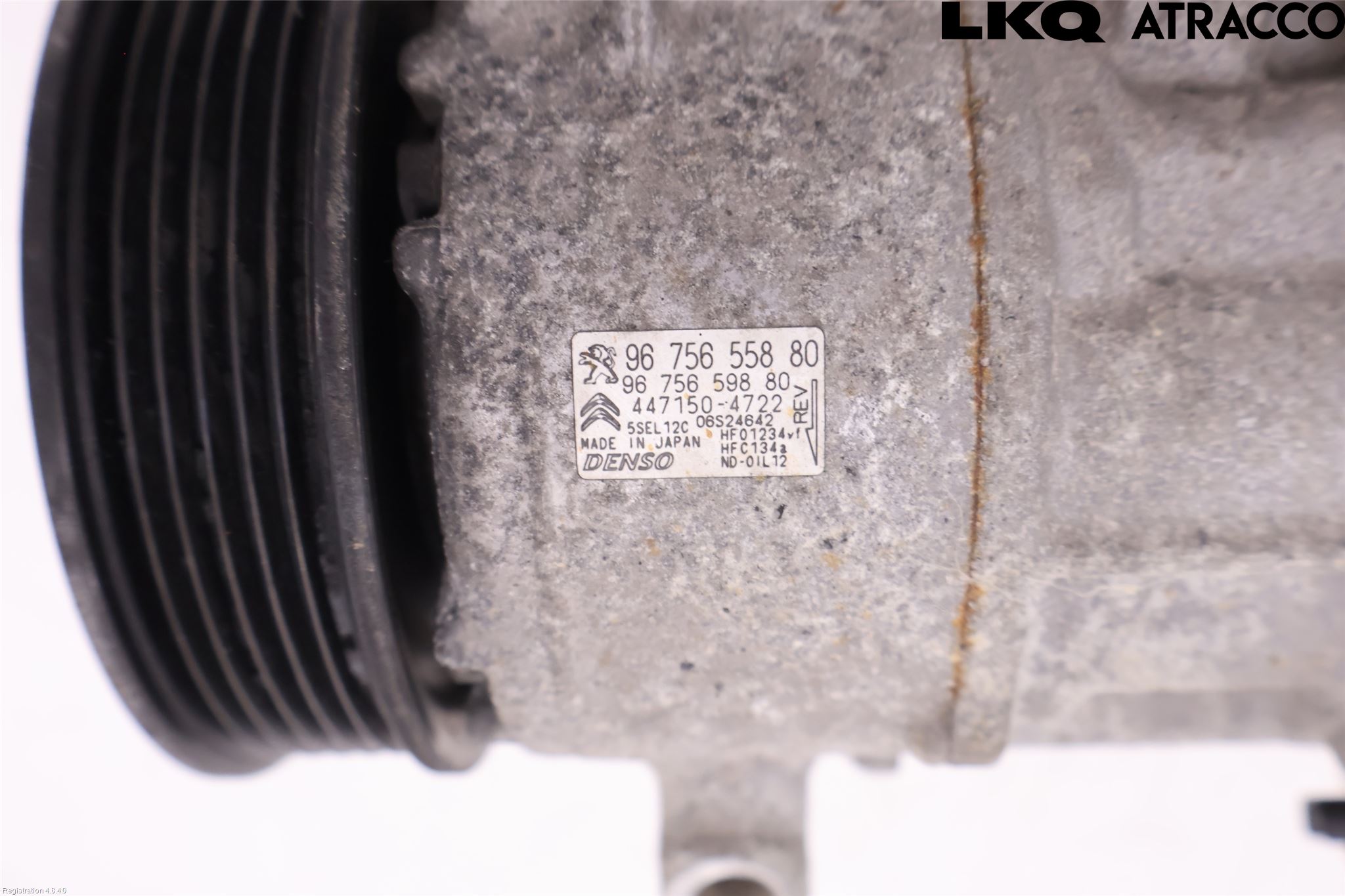 Citroen C4 GRAND PICASSO 14-18 Varme Ac Kompressor