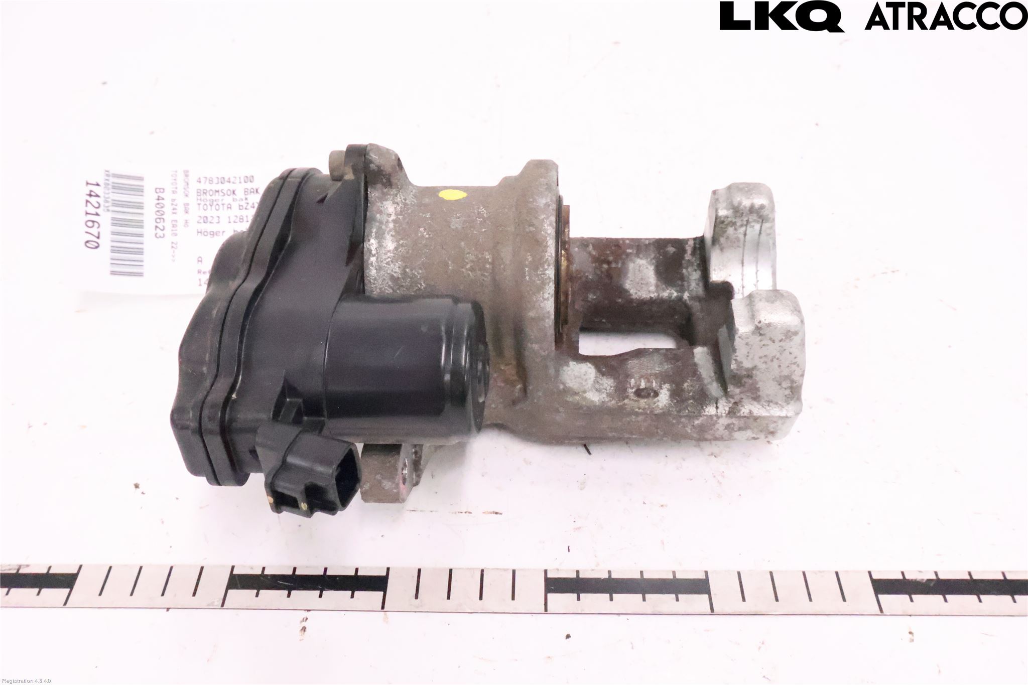Toyota bZ4X EA10 22- Bremsecaliper Bak Høyre