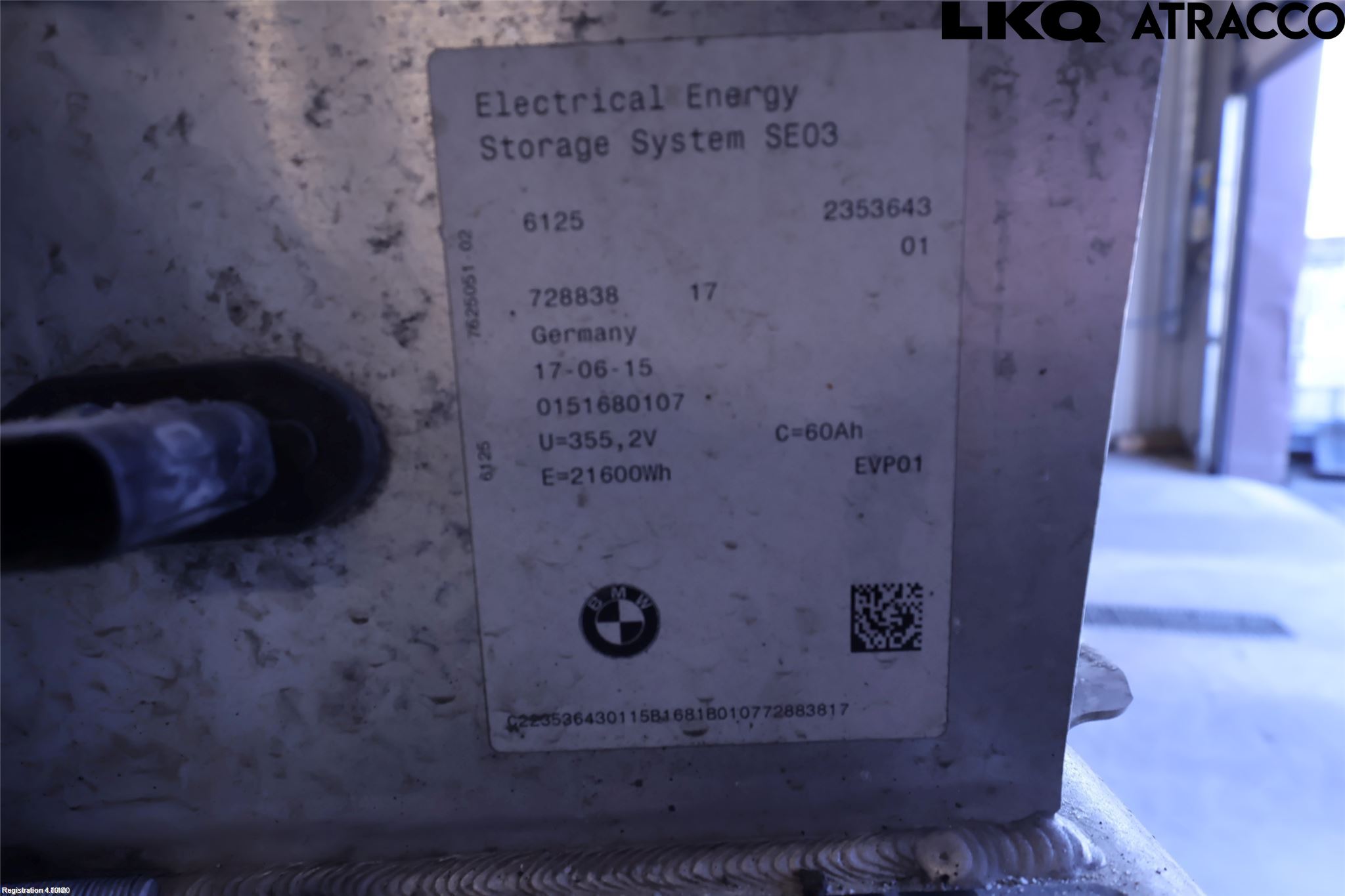 BMW i3 I01 13-22 Hybrid Batteri
