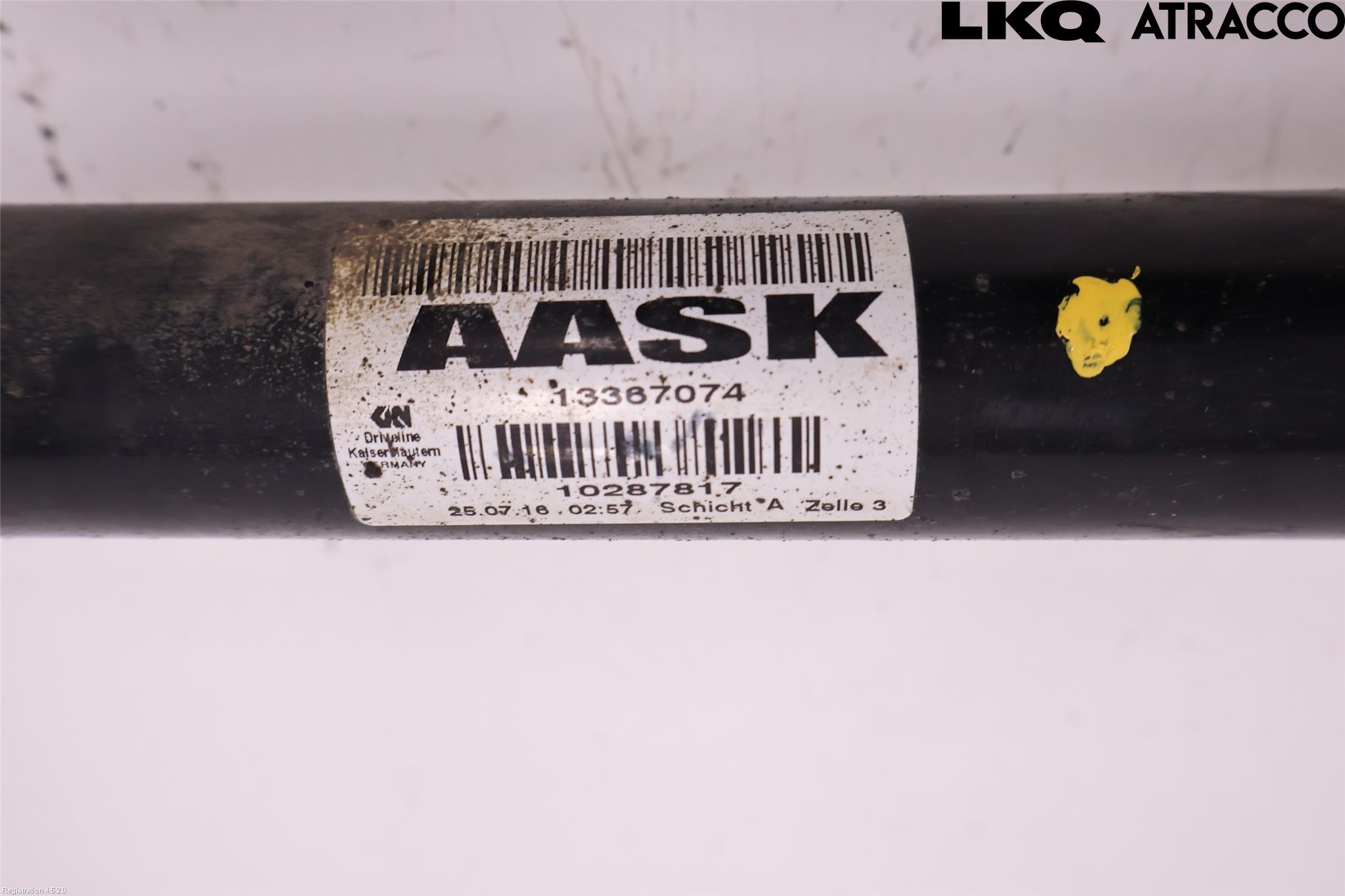 Opel ASTRA K 16-22 Drivaksel Foran Kompl Høyre