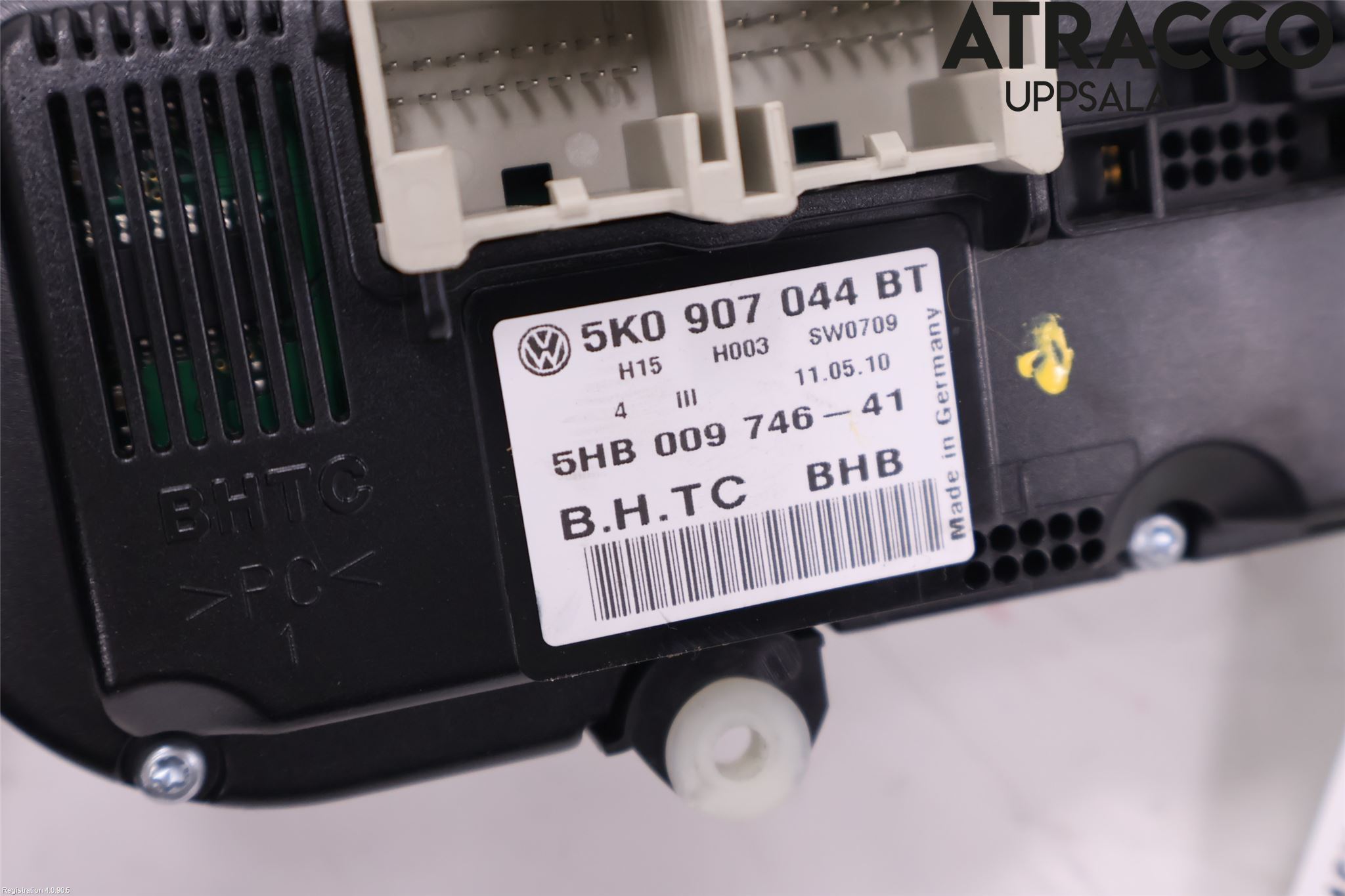 Volkswagen VW SCIROCCO 09-17 Varme Ac Betjening-Display