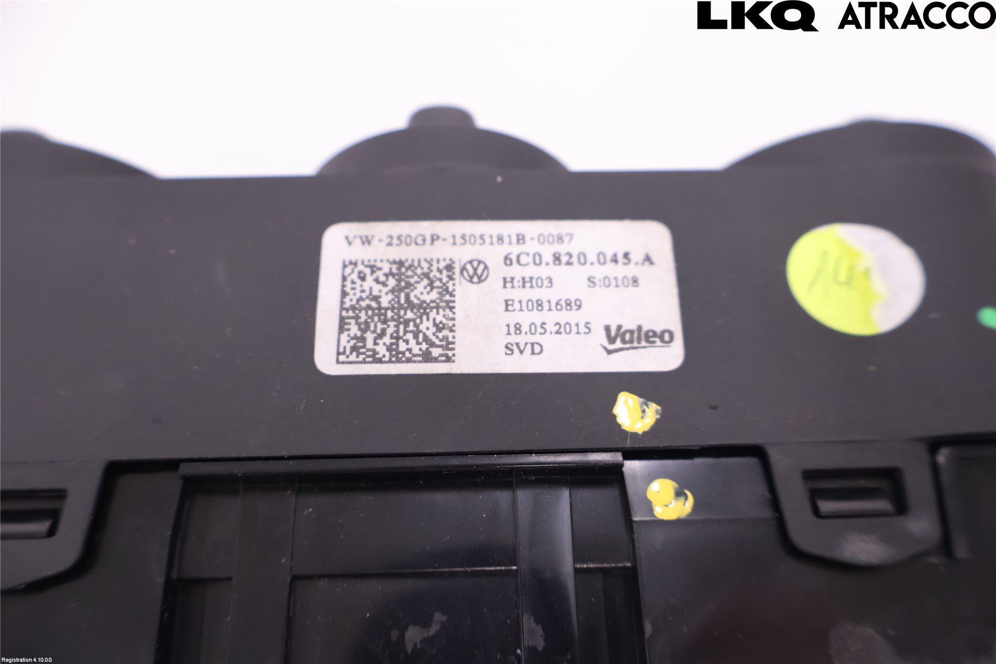 Volkswagen VW POLO 10-17 Varme Ac Betjening-Display