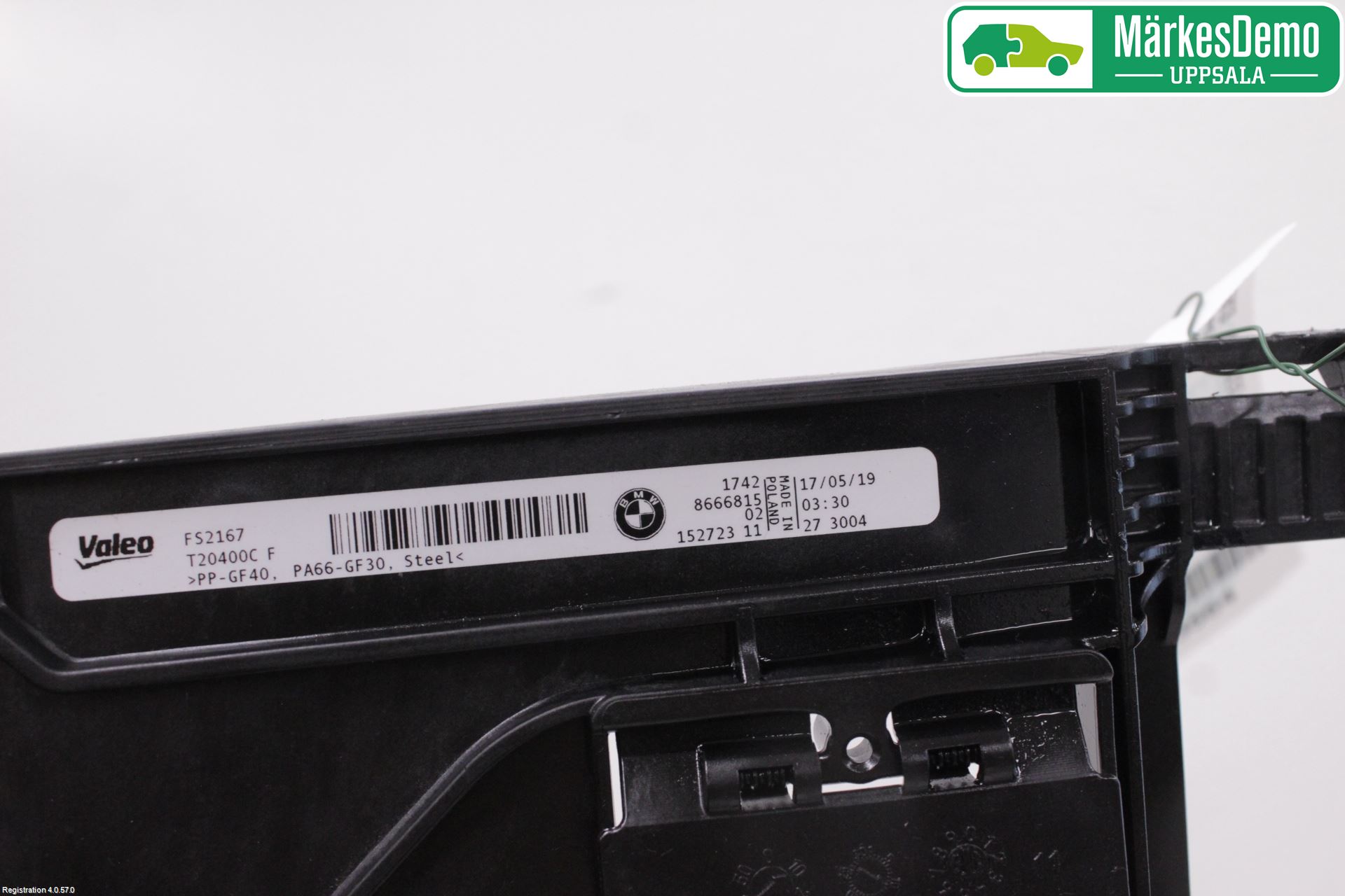 BMW 3 G20/G21/G80/G81 19- Kjølevifte Elektrisk
