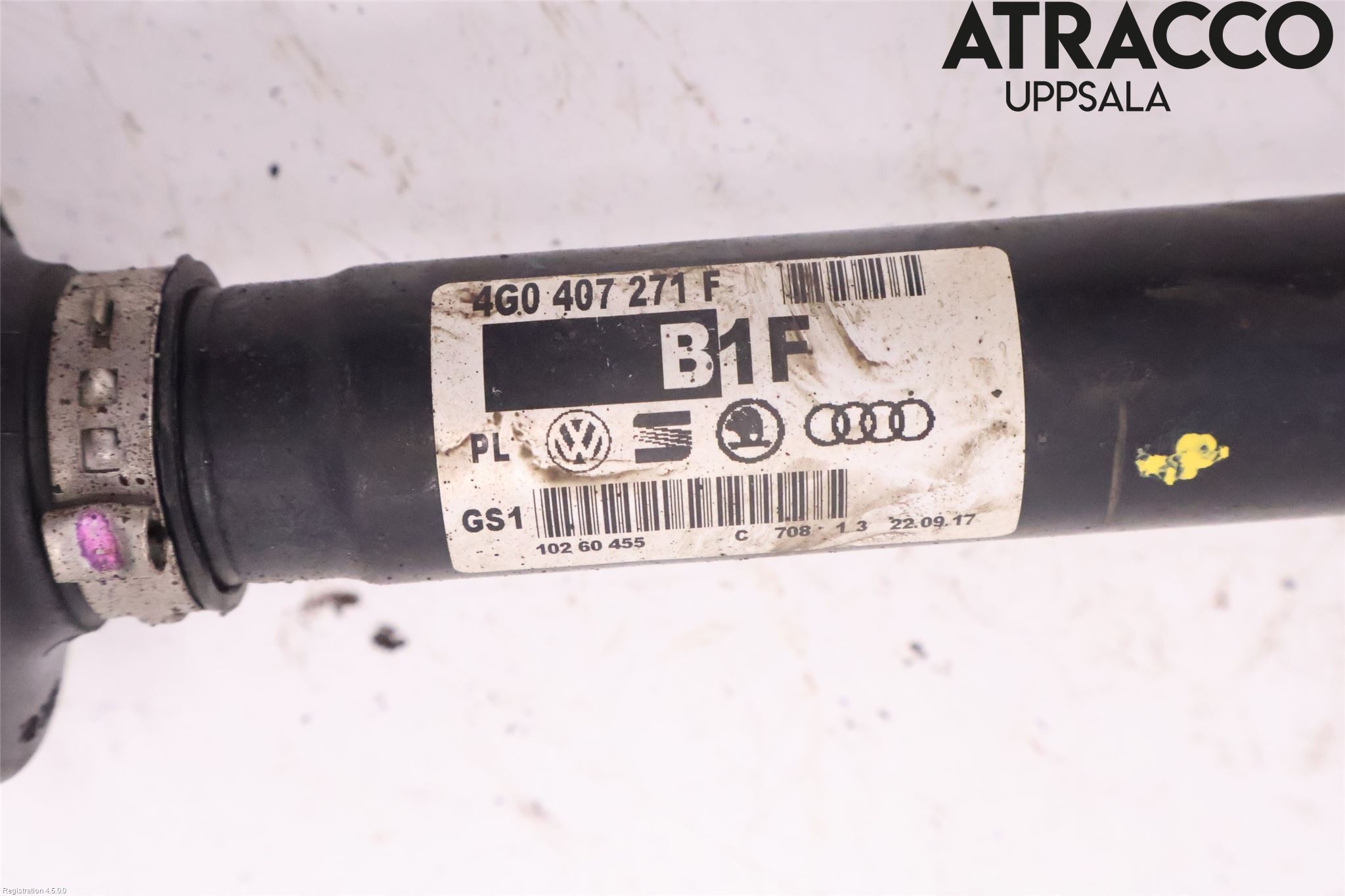 Audi A6/S6 4G 11-18 Drivaksel Foran Kompl Høyre