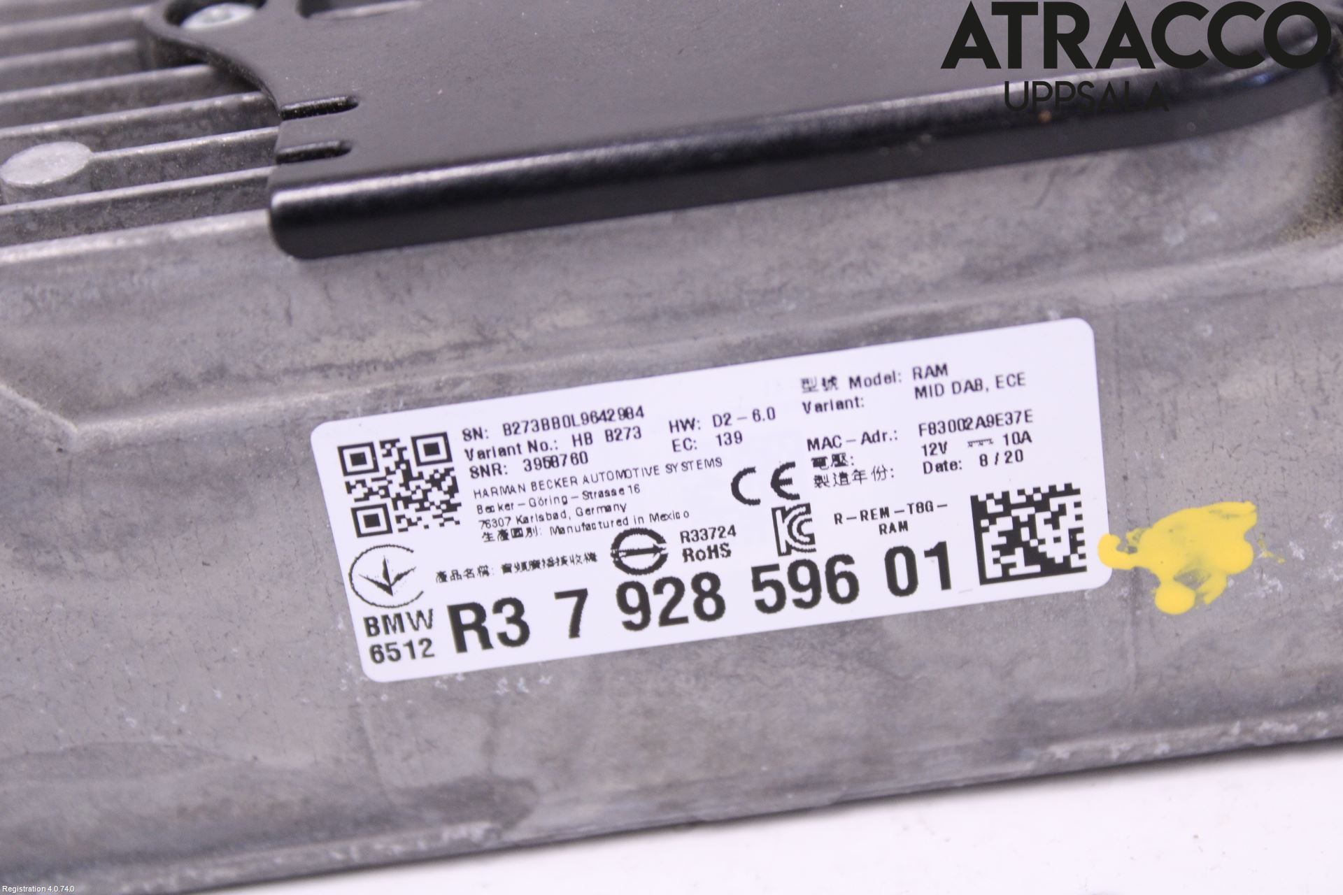 BMW X3 G01 18- Stereo Forsterker