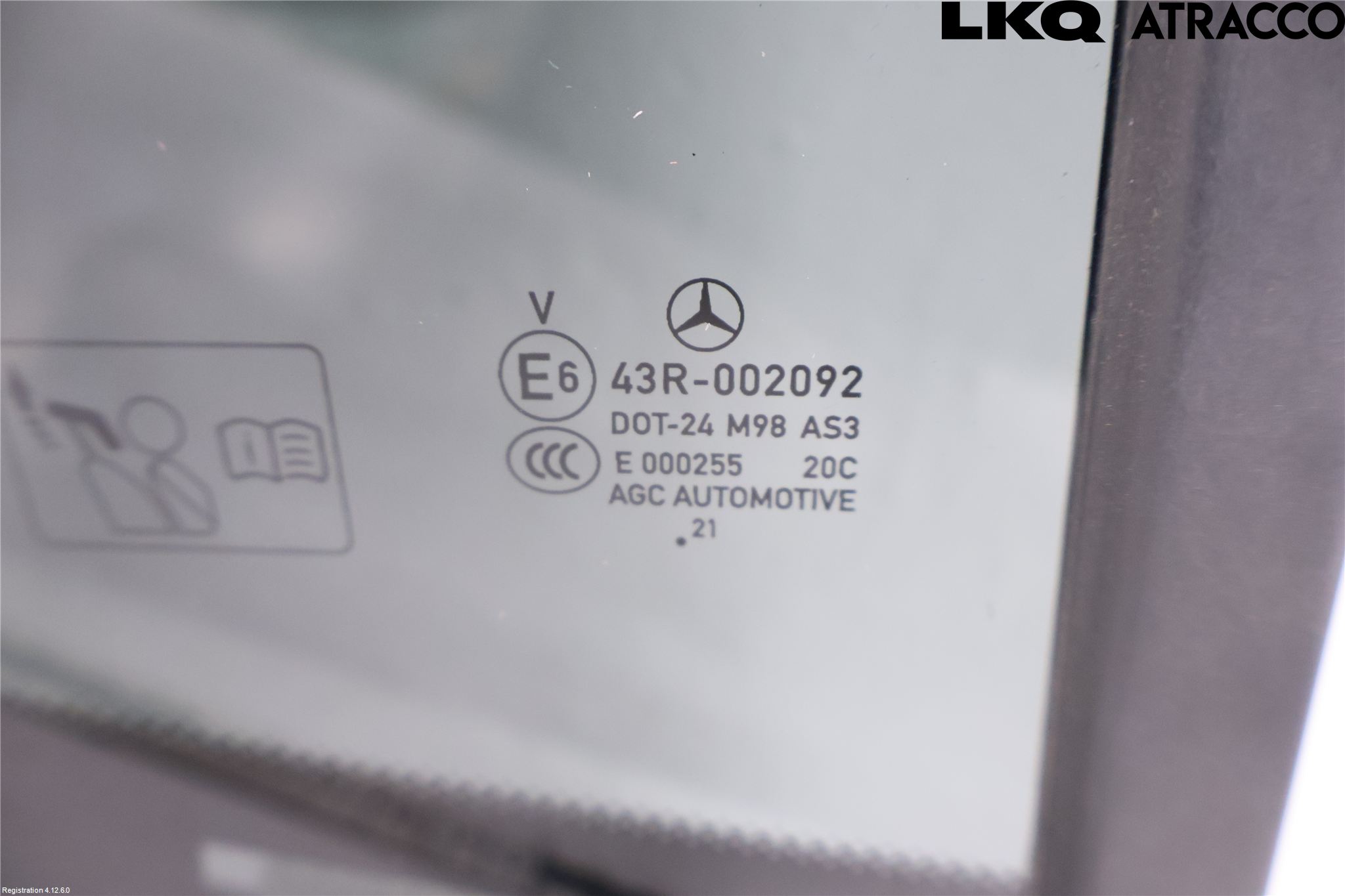 Mercedes-Benz MB EQB (X243) 22- Dørrute Bak Høyre Trekant 4D