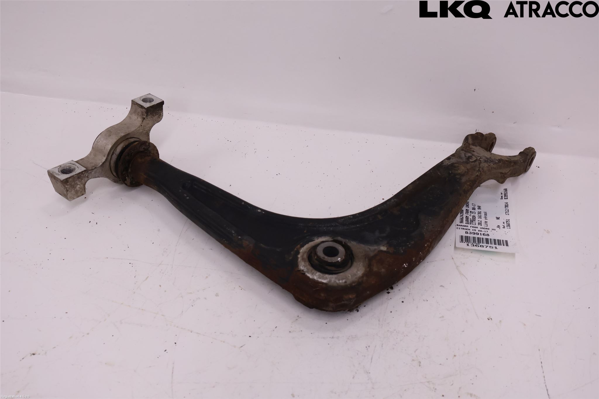 Citroen C5 08-17 Bærearm Foran Høyre Nedre