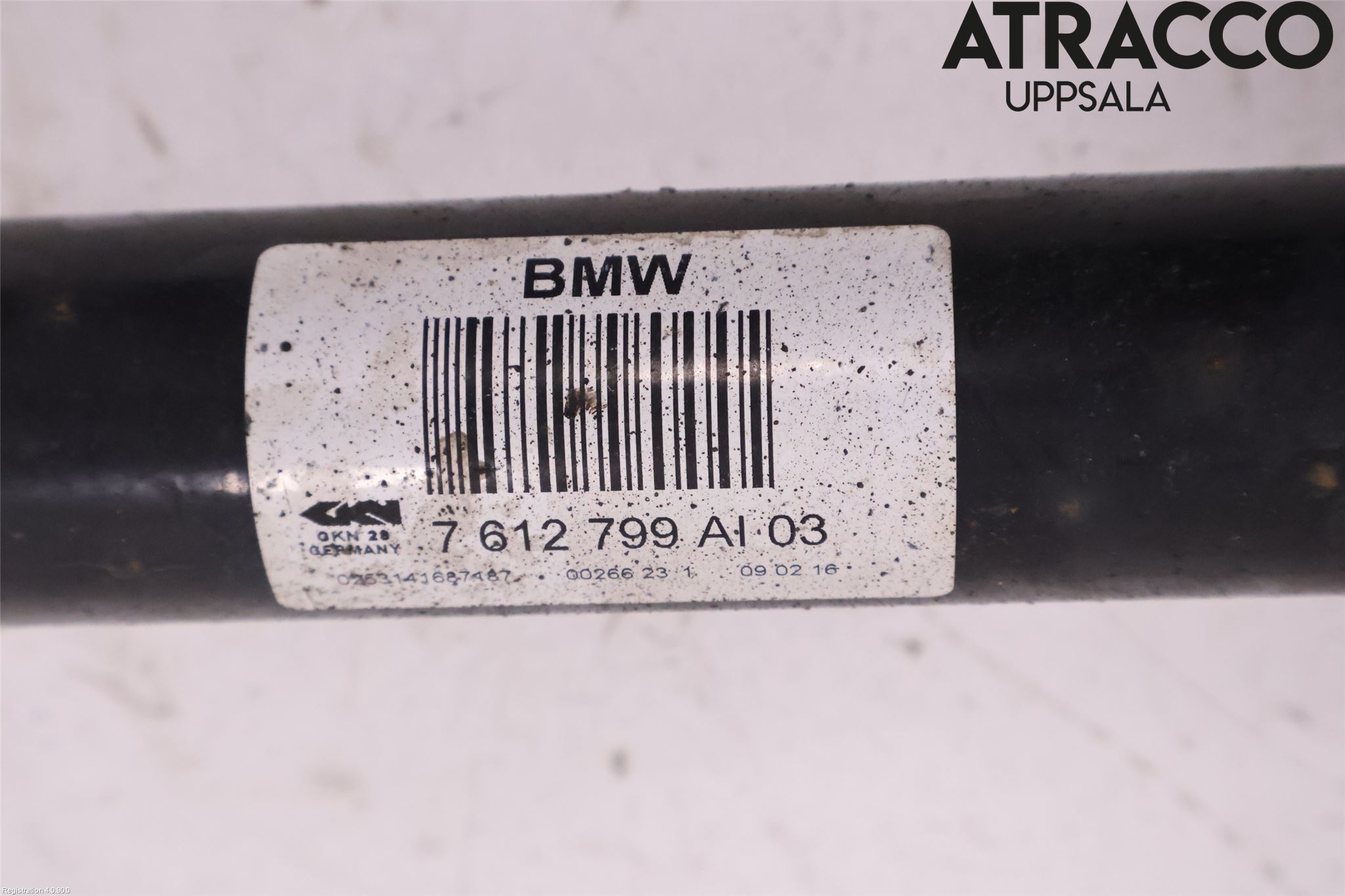 BMW X3 F25 10-17 Drivaksel Bak Kompl Venstre