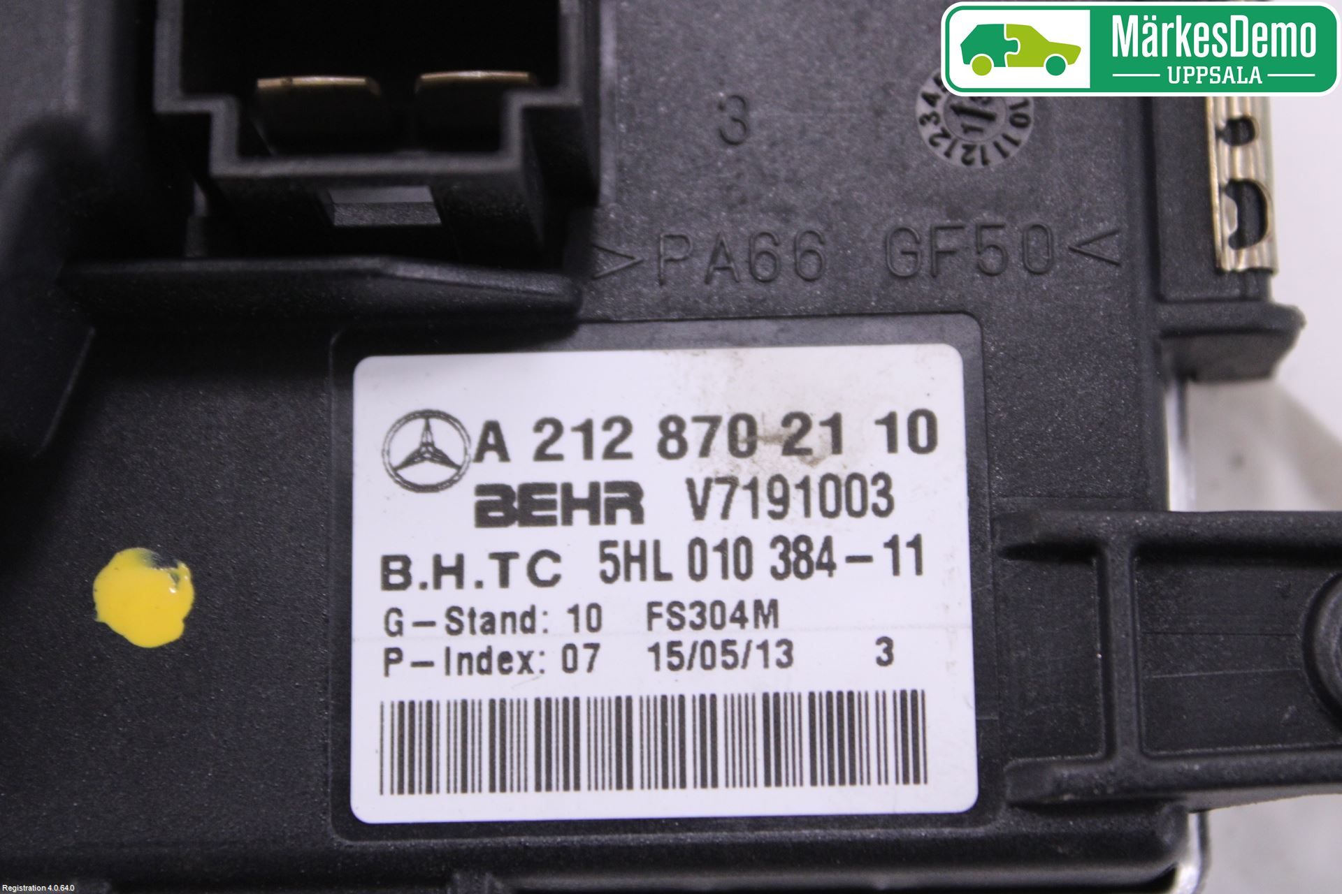 Mercedes-Benz MB C-KLASS (W204) 07-15 Varmeapparat Viftemotstand