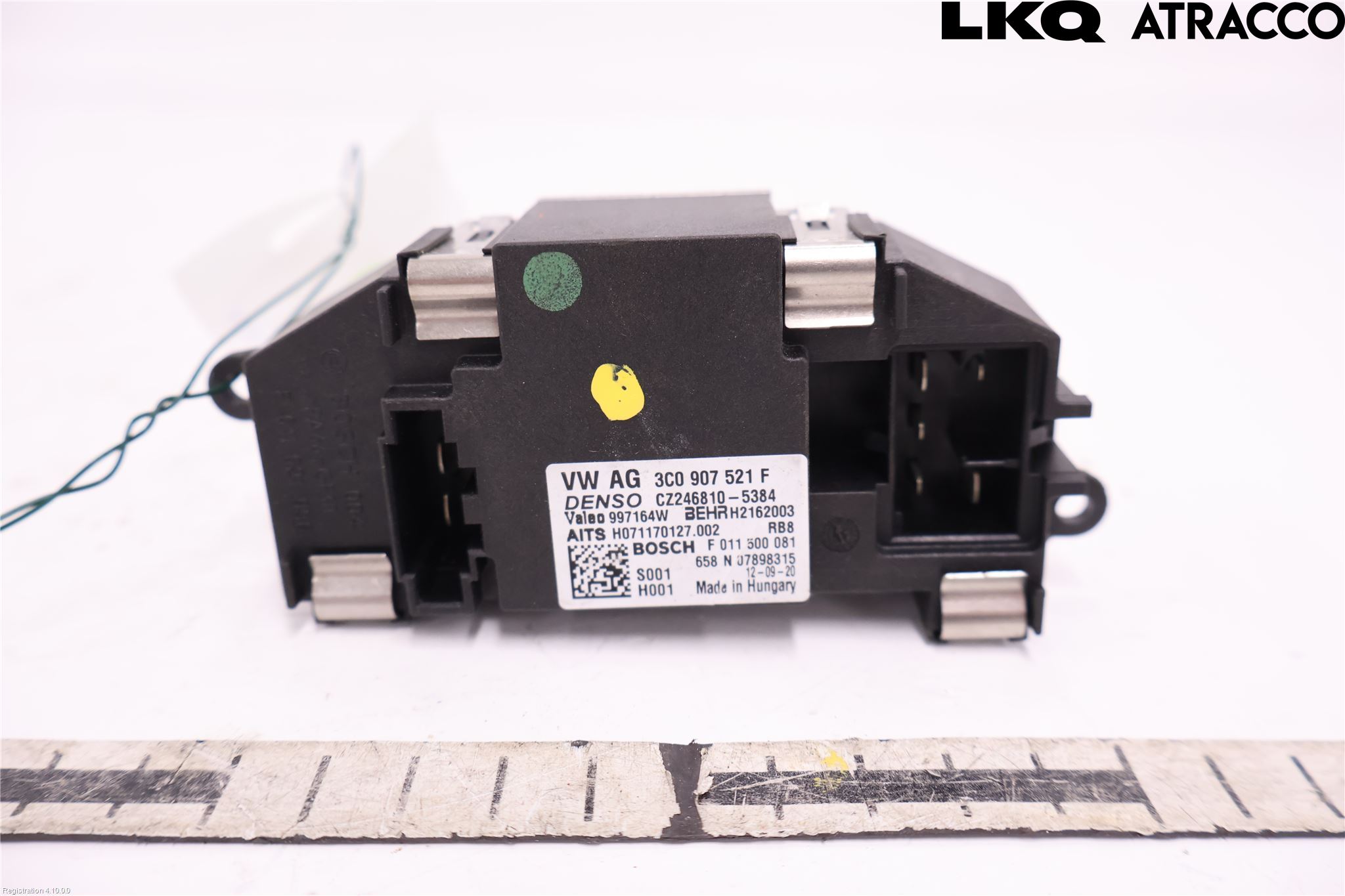 Volkswagen VW PASSAT 11-14 Varmeapparat Viftemotstand