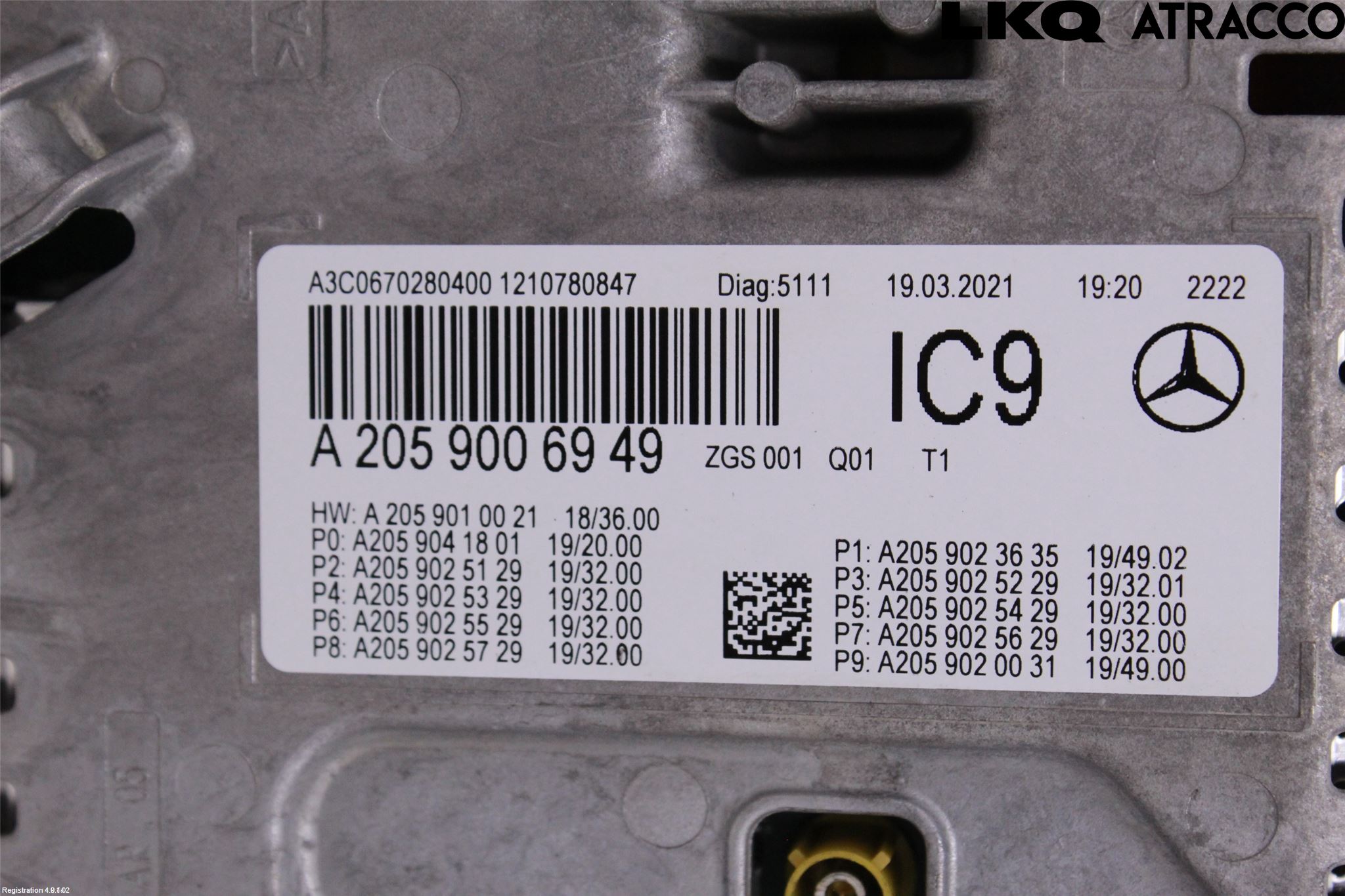 Mercedes-Benz MB GLC-KLASS (X253/C253) 15-22 Instr Kombinert
