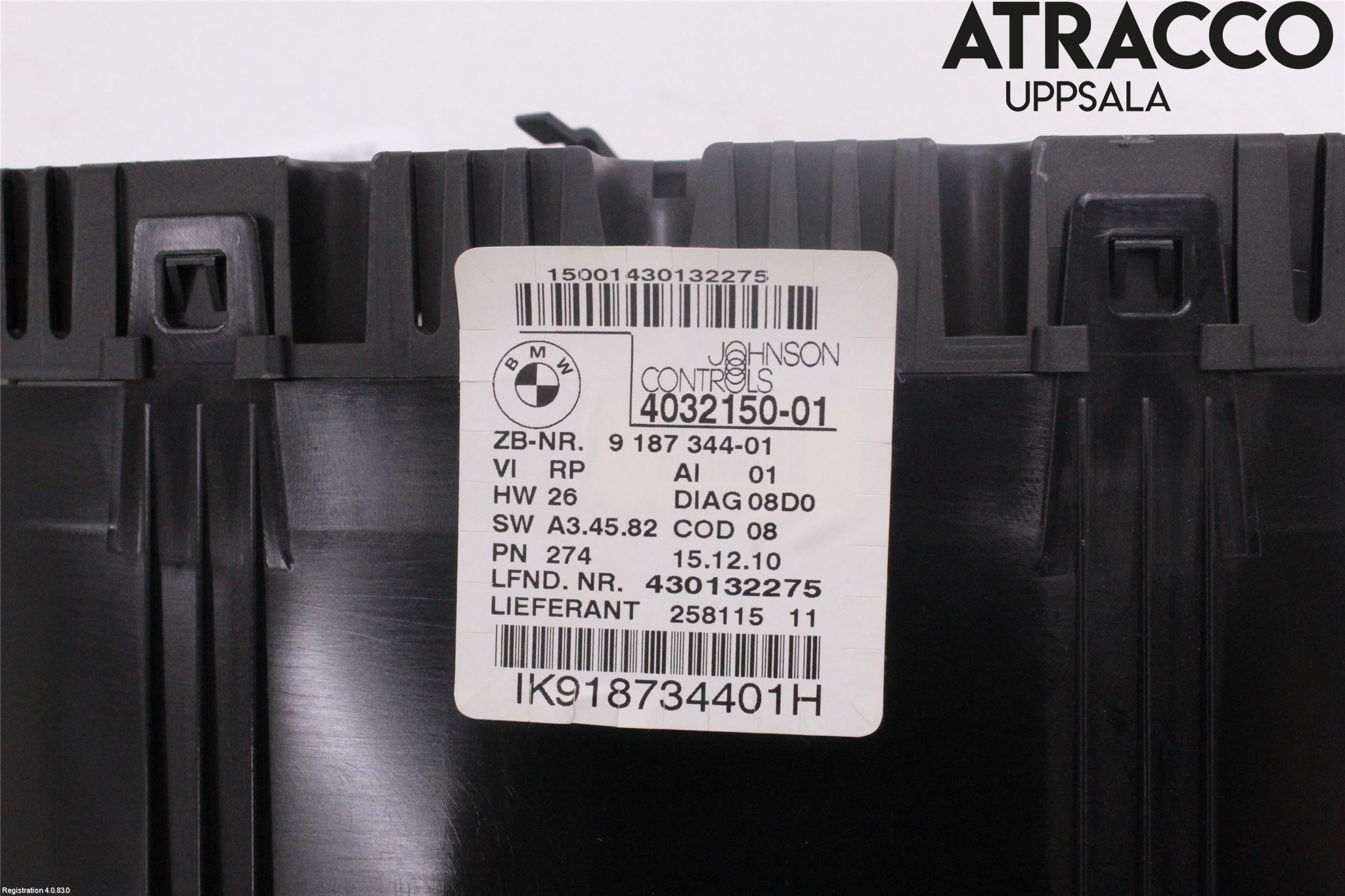 BMW 3 E90/91 SED/TOU 05-12 Instr Kombinert