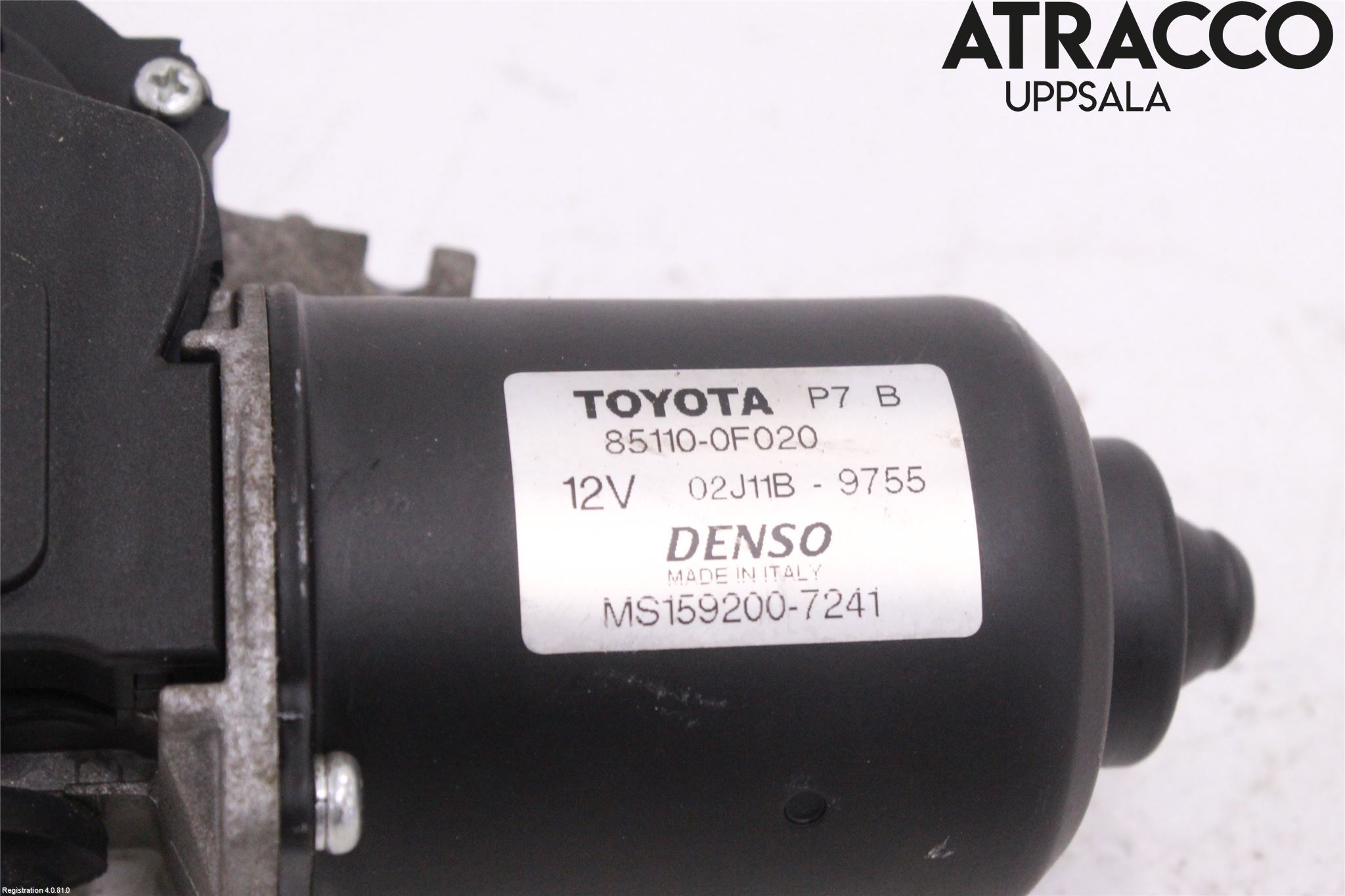 Toyota COROLLA VERSO 08-09 Viskermotor Frontrute