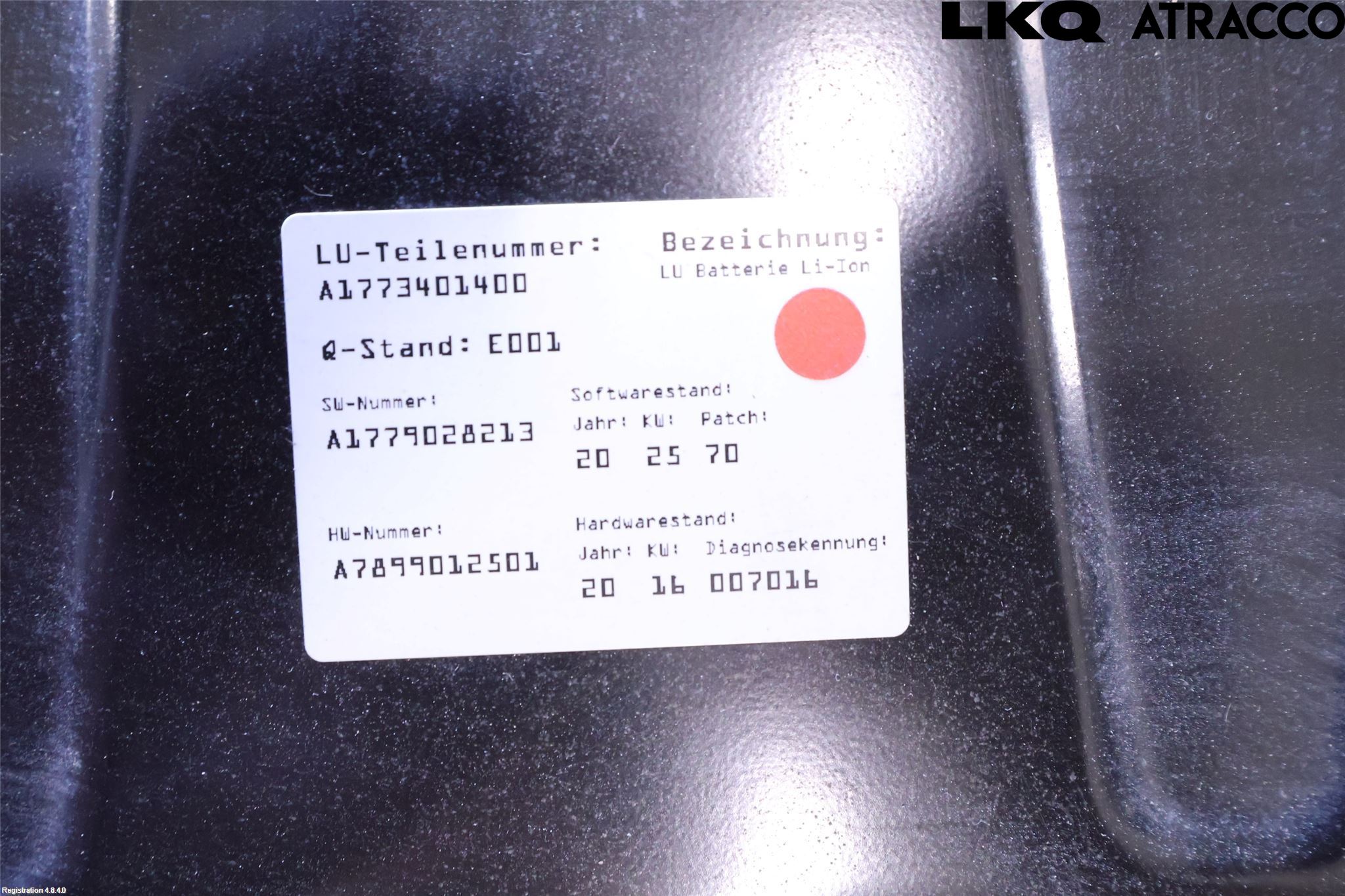Mercedes-Benz MB A-KLASS (W177) 18- Hybrid Batteri