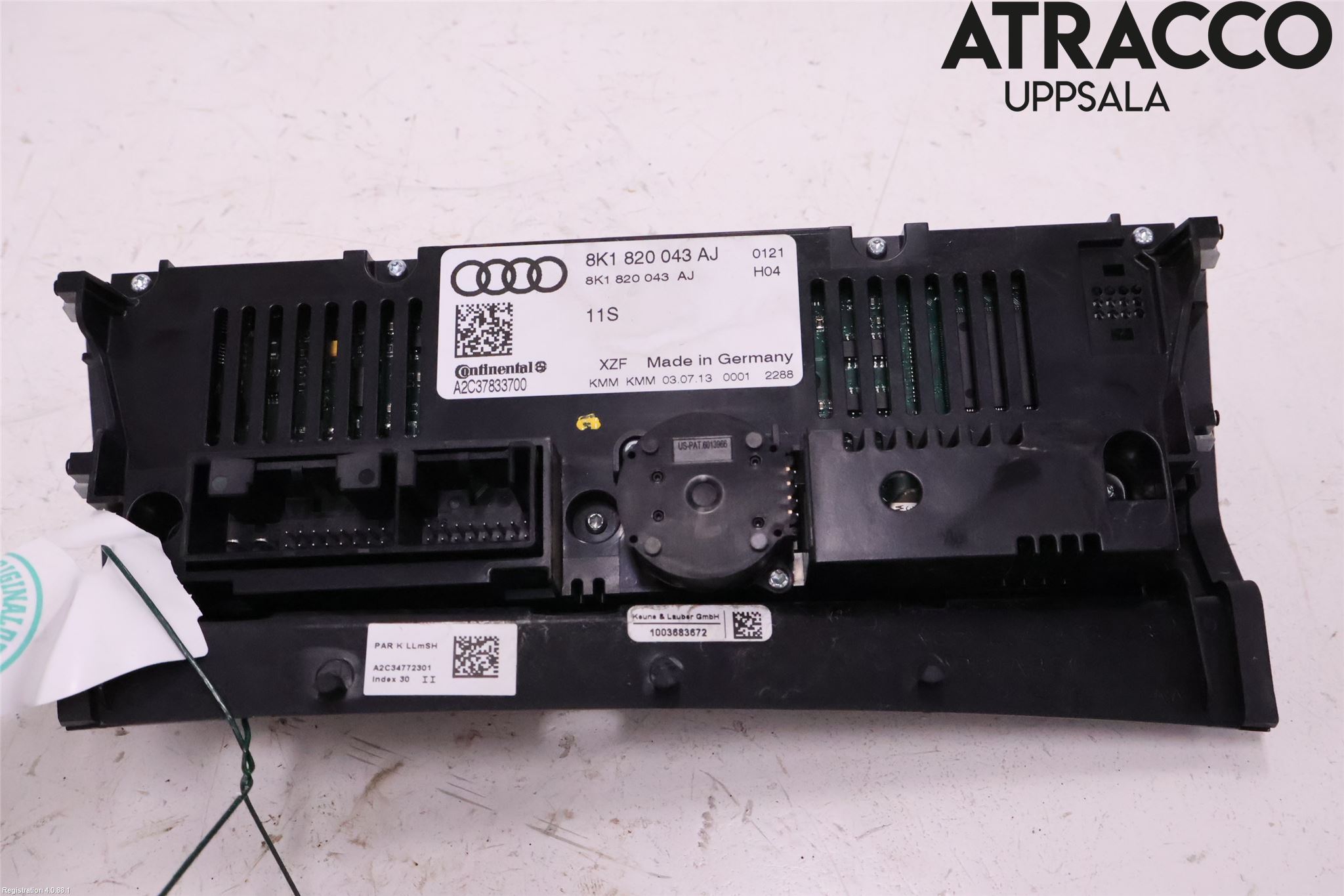 Audi A4 ALLROAD 09-16 Varme Ac Betjening-Display