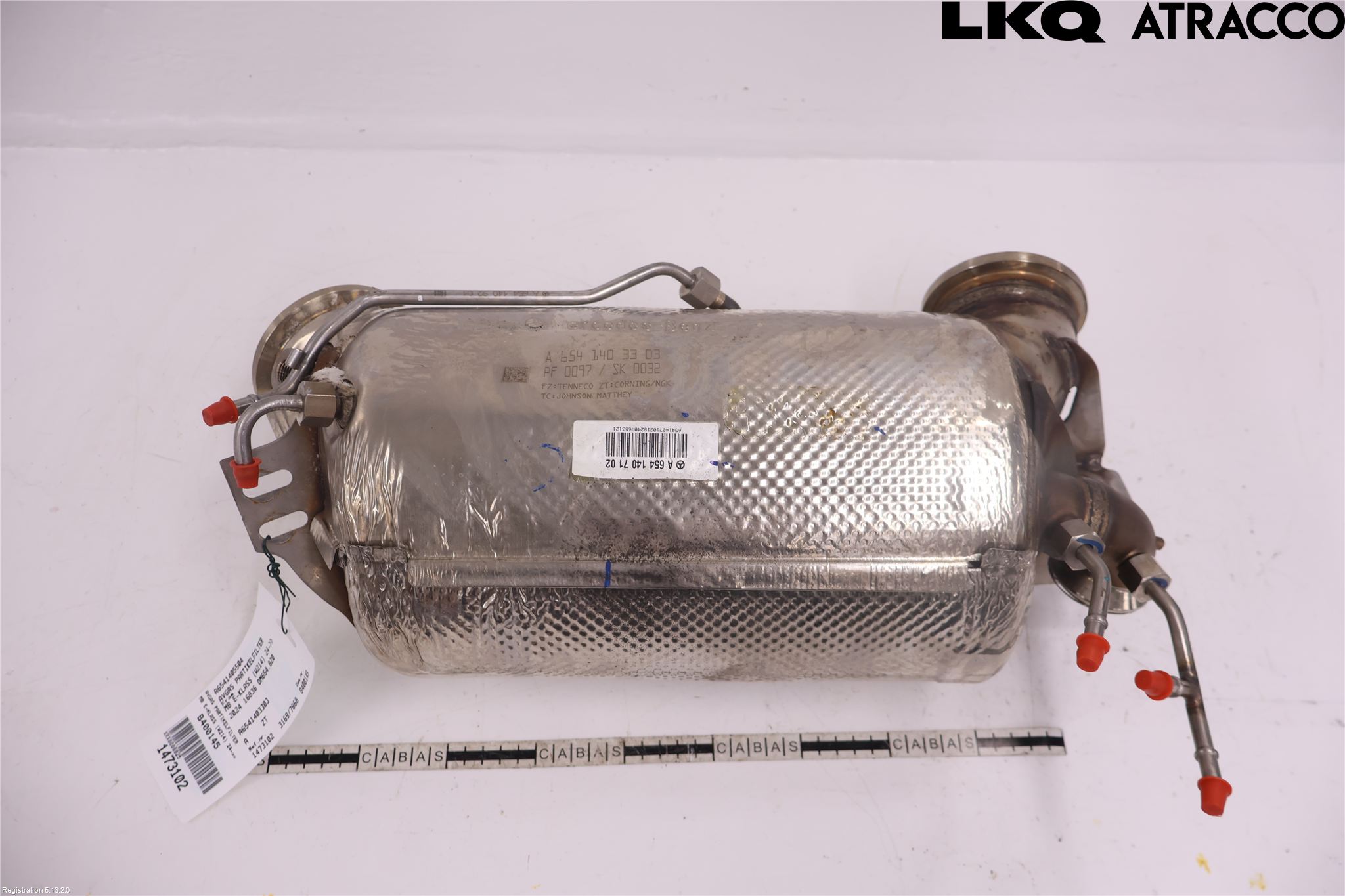 Mercedes-Benz MB E-KLASS (W214) 24- Eksos Partikketfilter