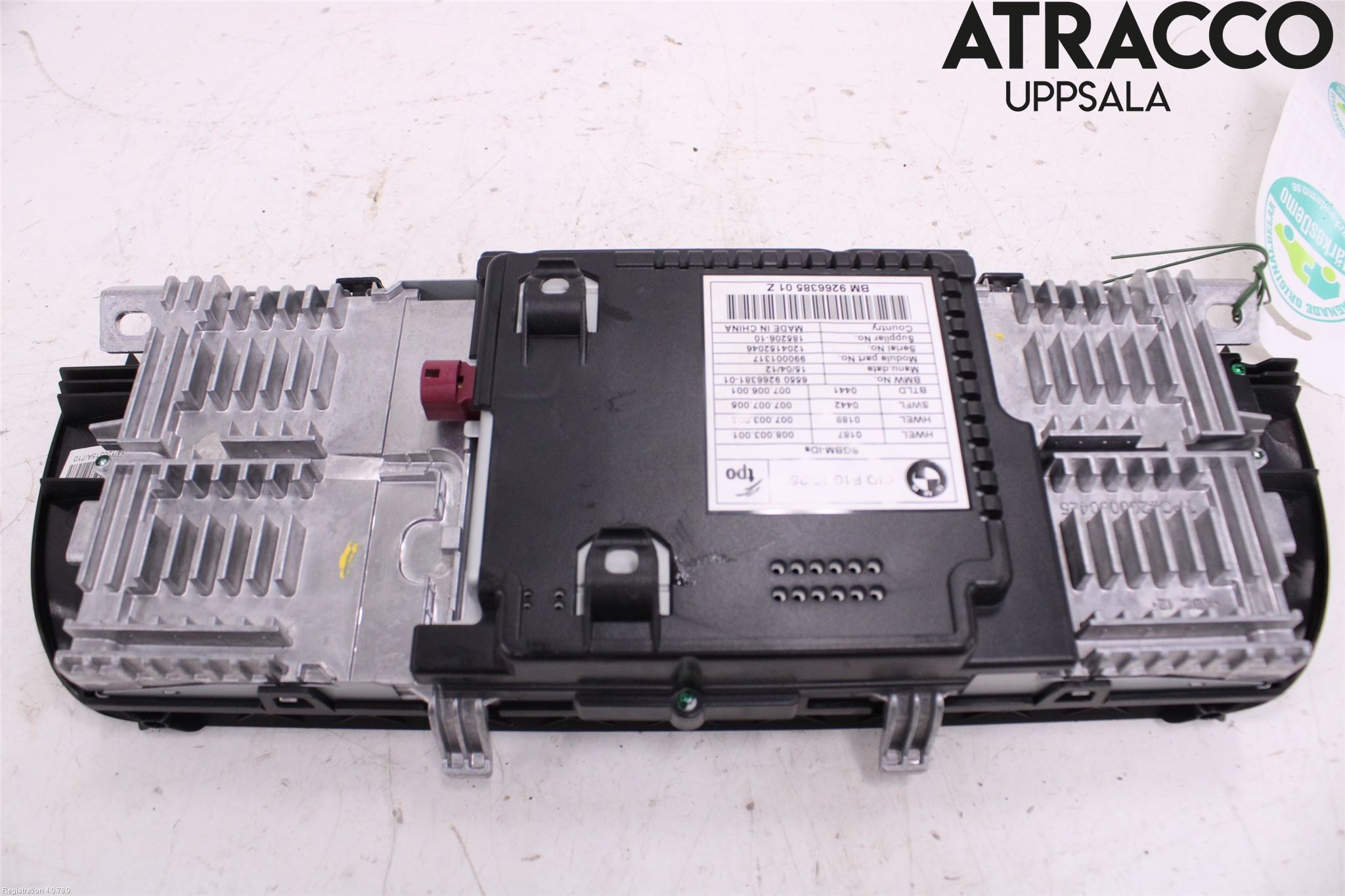 BMW 5 F10/F11/F18 09-17 Instr Skjerm Dvd-Gps-Ac-Tlf