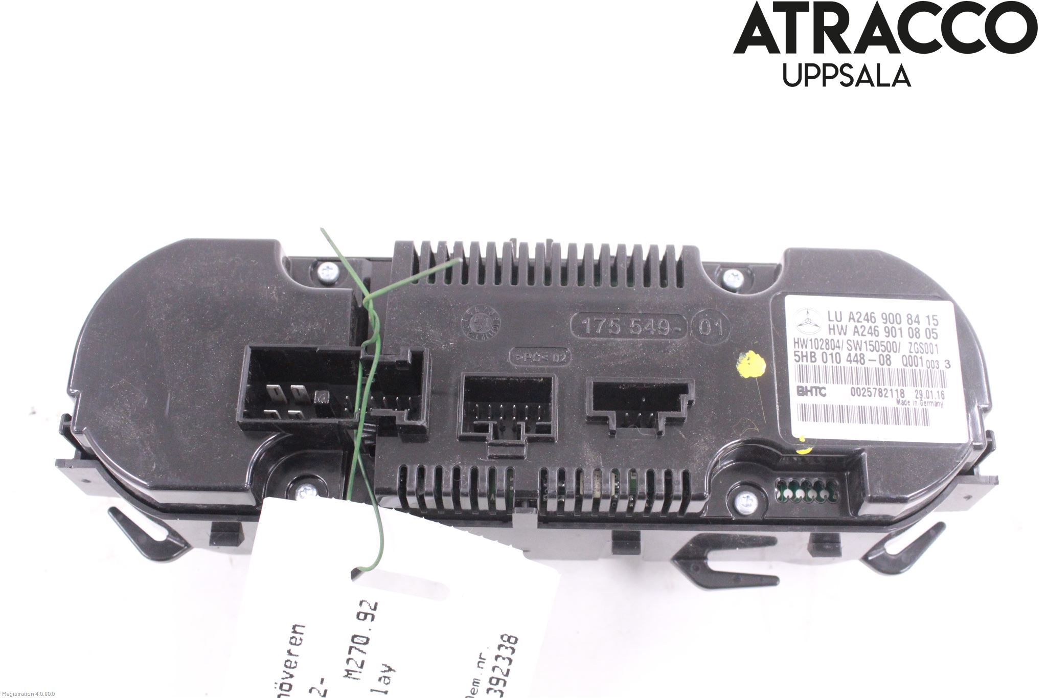 Mercedes-Benz MB B-KLASS (W246/W242) 12-19 Varme Ac Betjening-Display