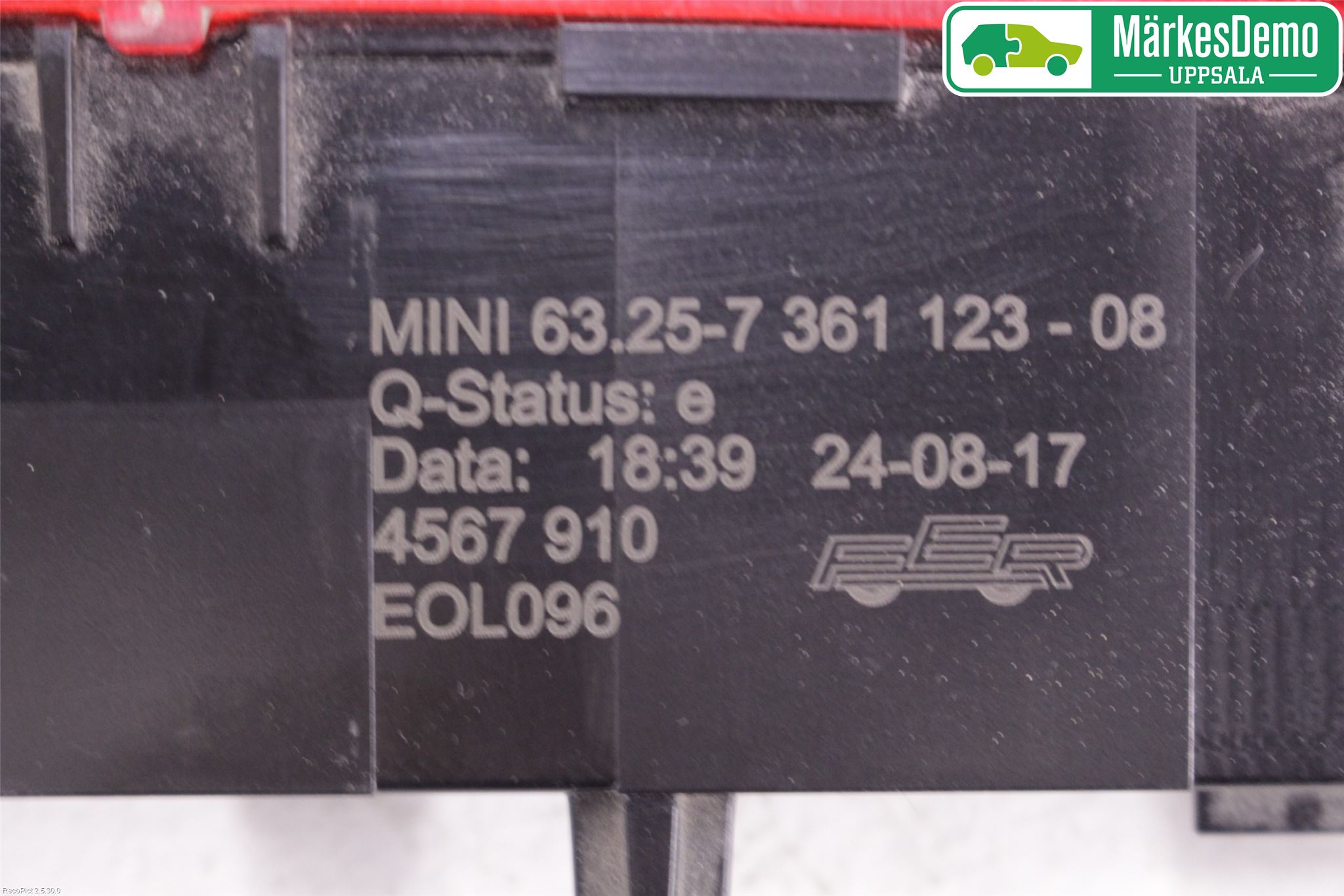 Mini COUNTRYMAN F60 17-23 Bremselys Bakrute