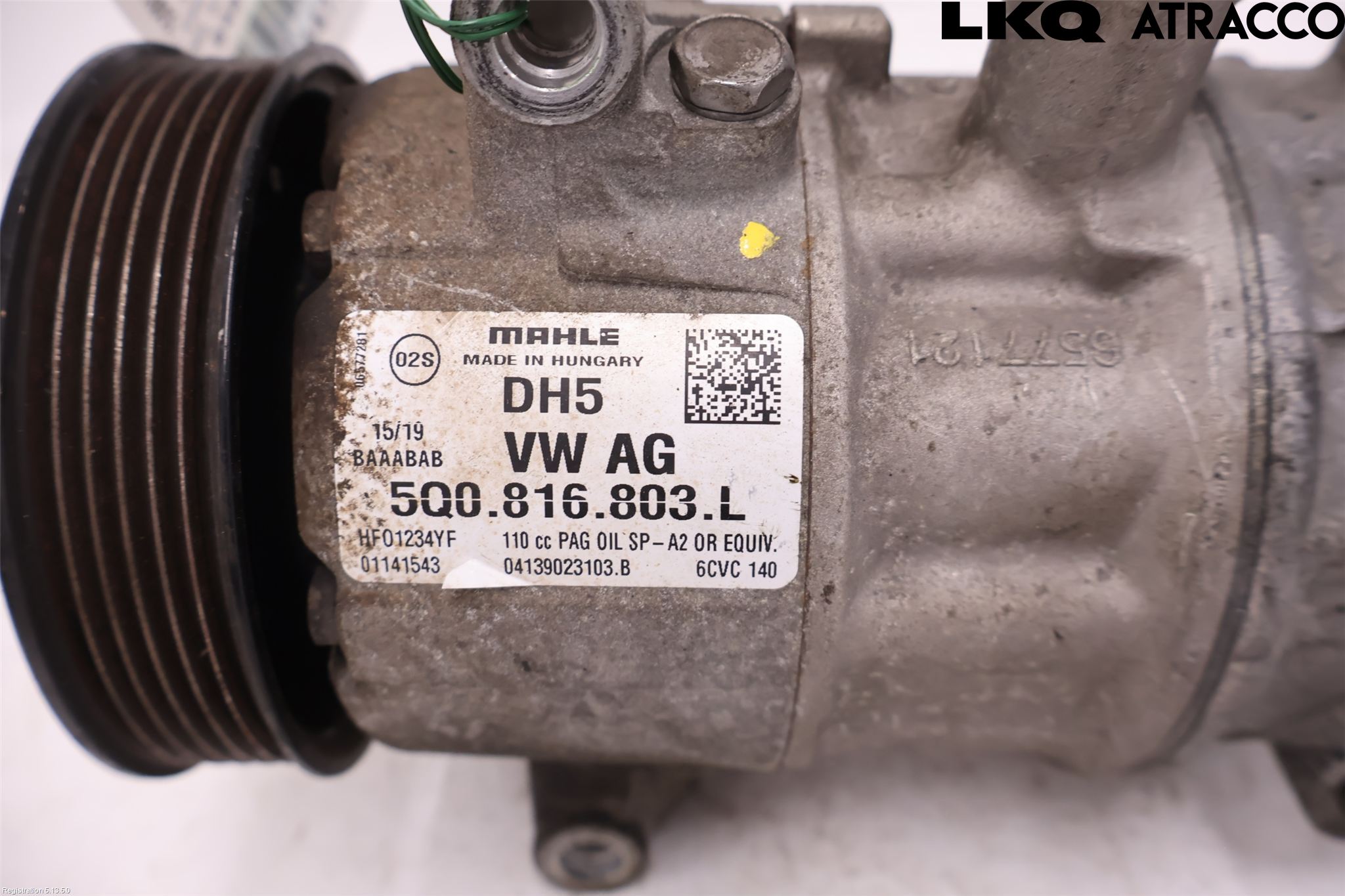Skoda OCTAVIA (5E) 13-20 Varme Ac Kompressor