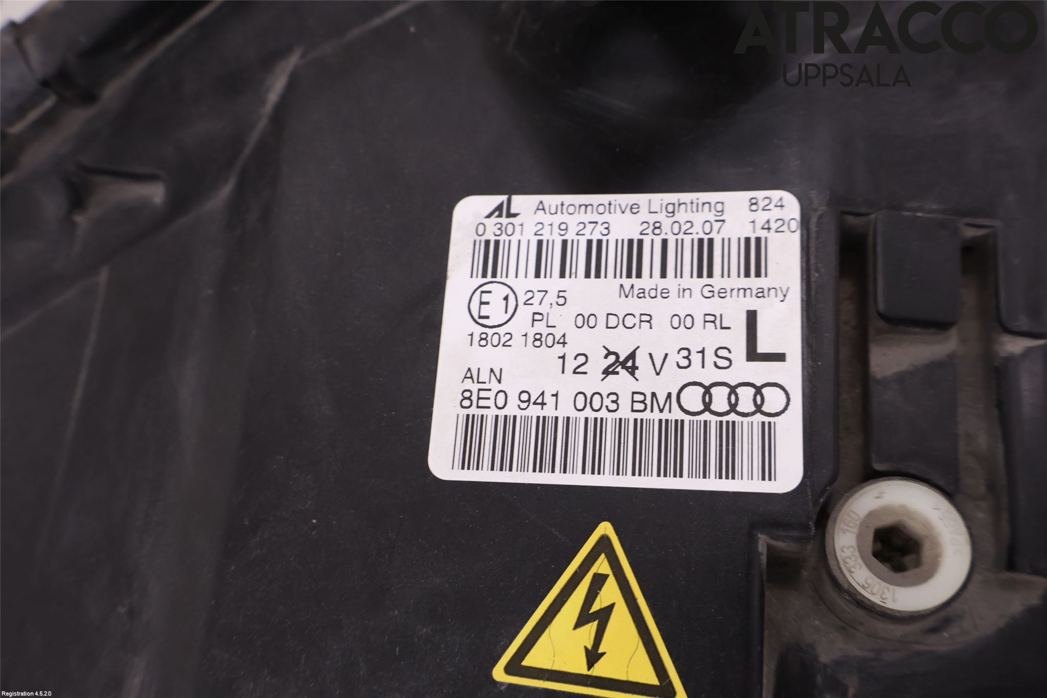 Audi A4/S4 05-07 Frontlykt Venstre
