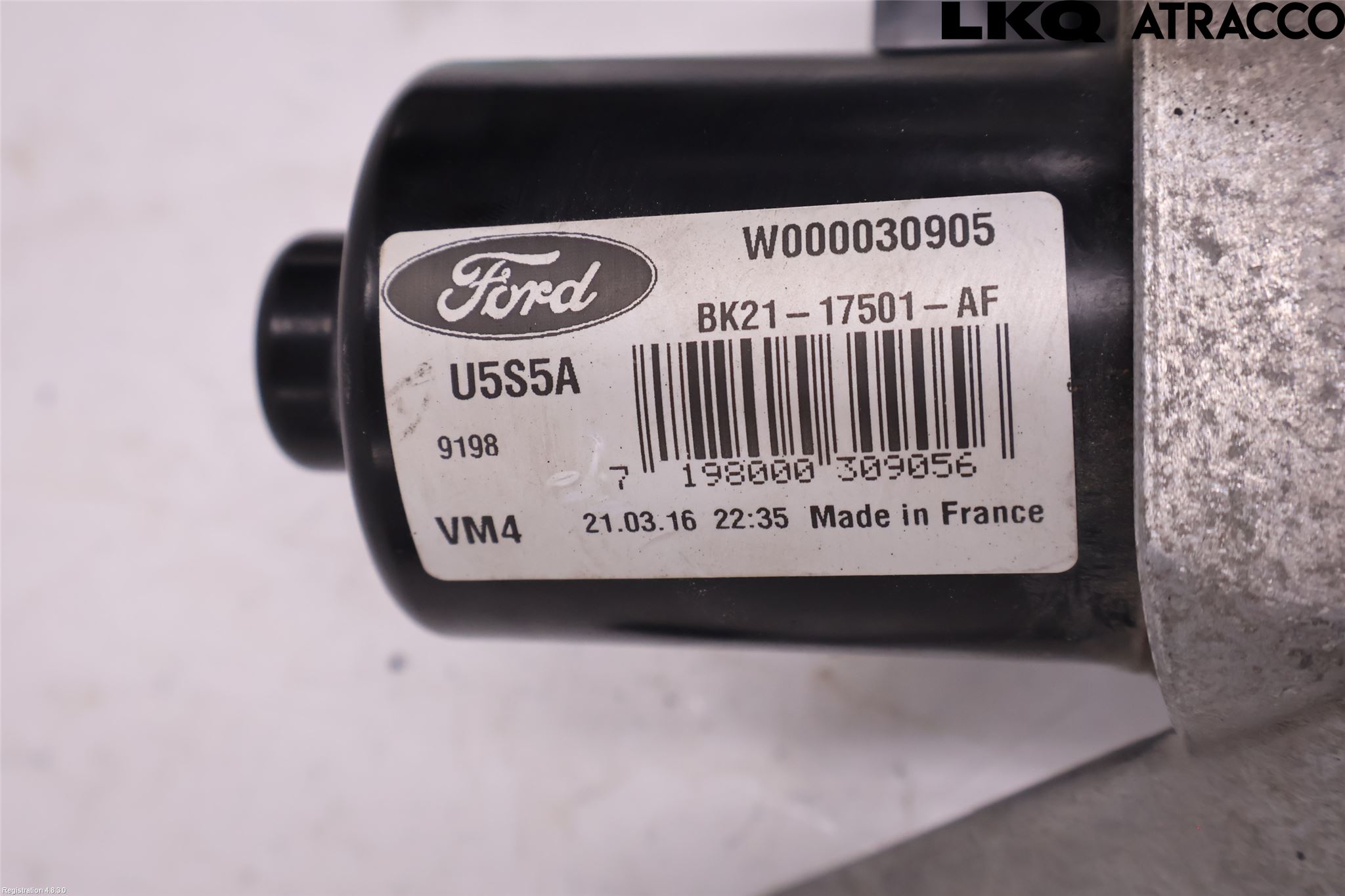 Ford TRANSIT/TOURNEO CUSTOM 13-24 Viskermotor Frontrute