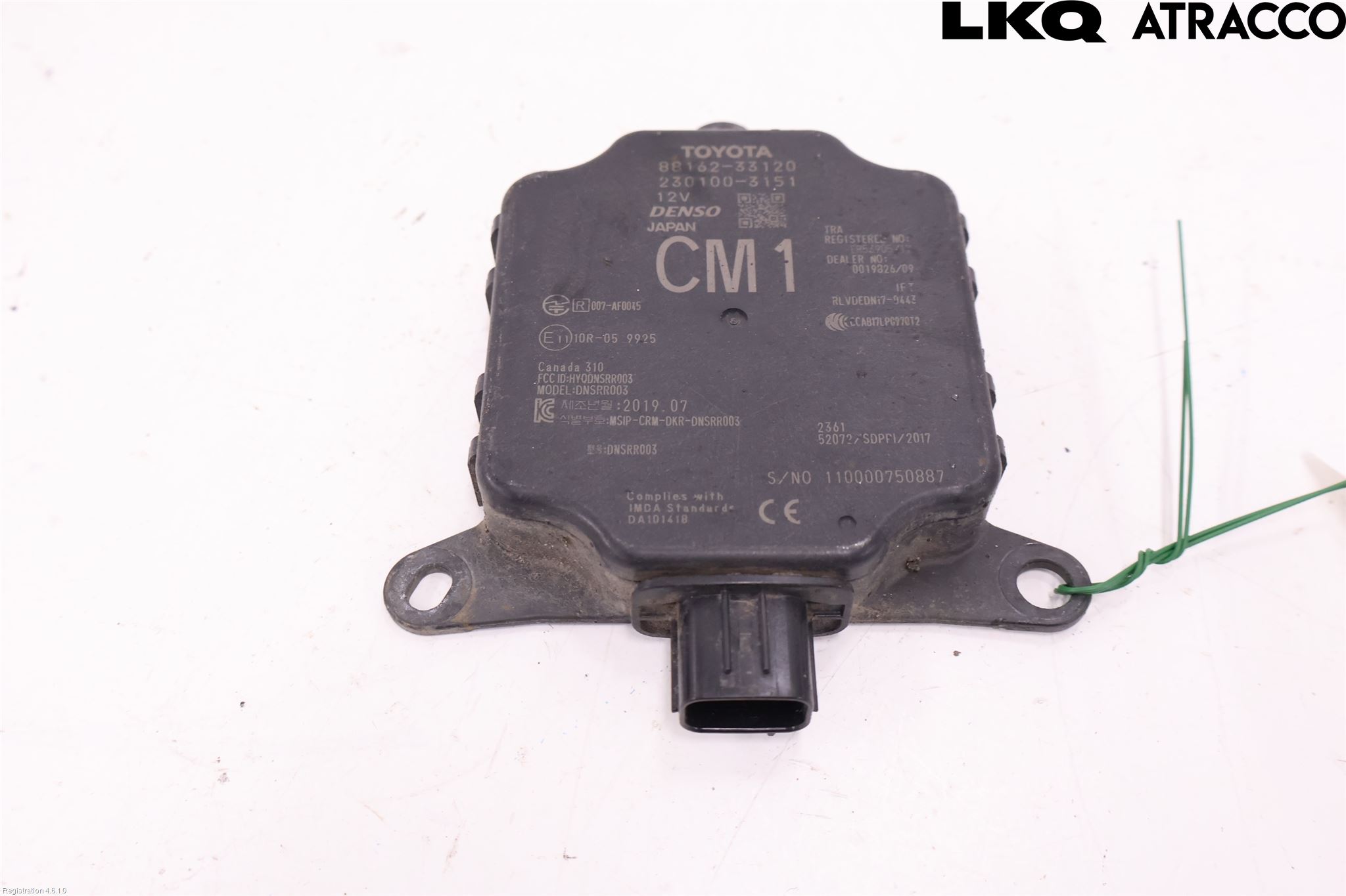 Toyota CAMRY 19-24 Sensor Kollisjonsbeskyttelse