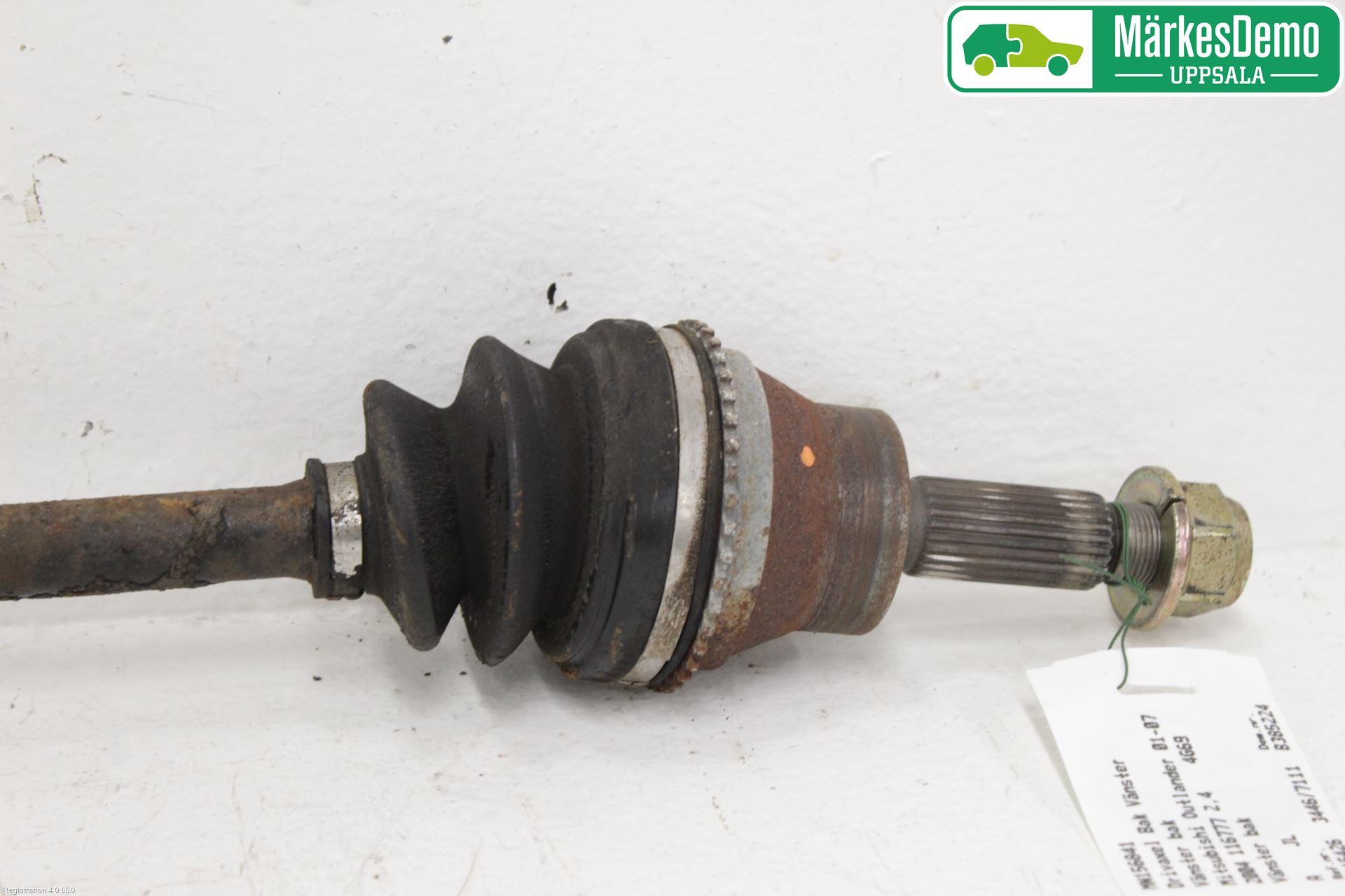 Mitsubishi OUTLANDER 01-07 Drivaksel Bak Kompl Venstre