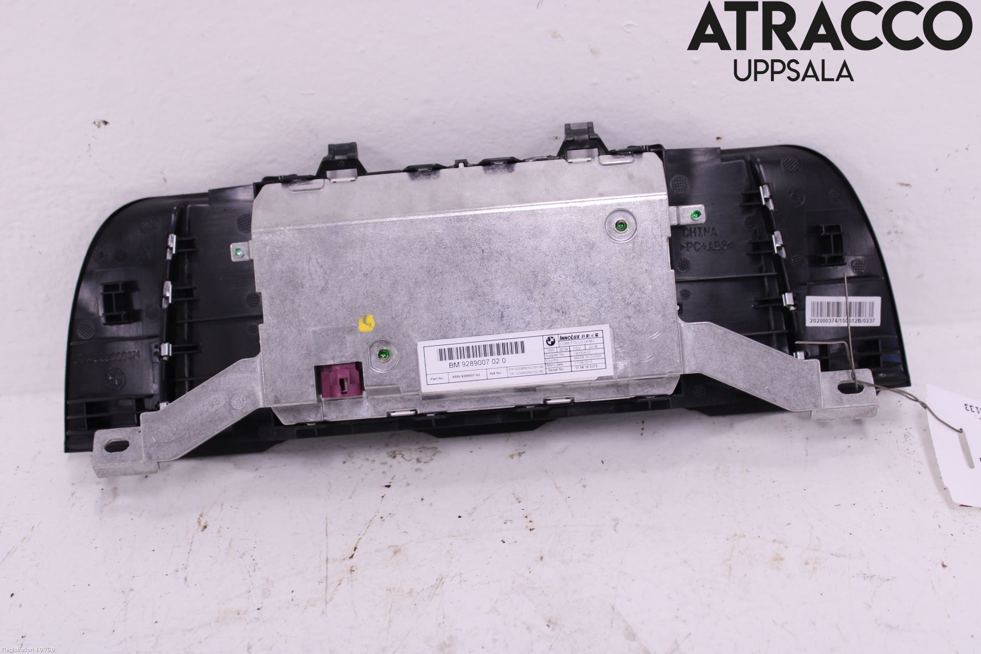 BMW 5 F10/F11/F18 09-17 Instr Skjerm Dvd-Gps-Ac-Tlf