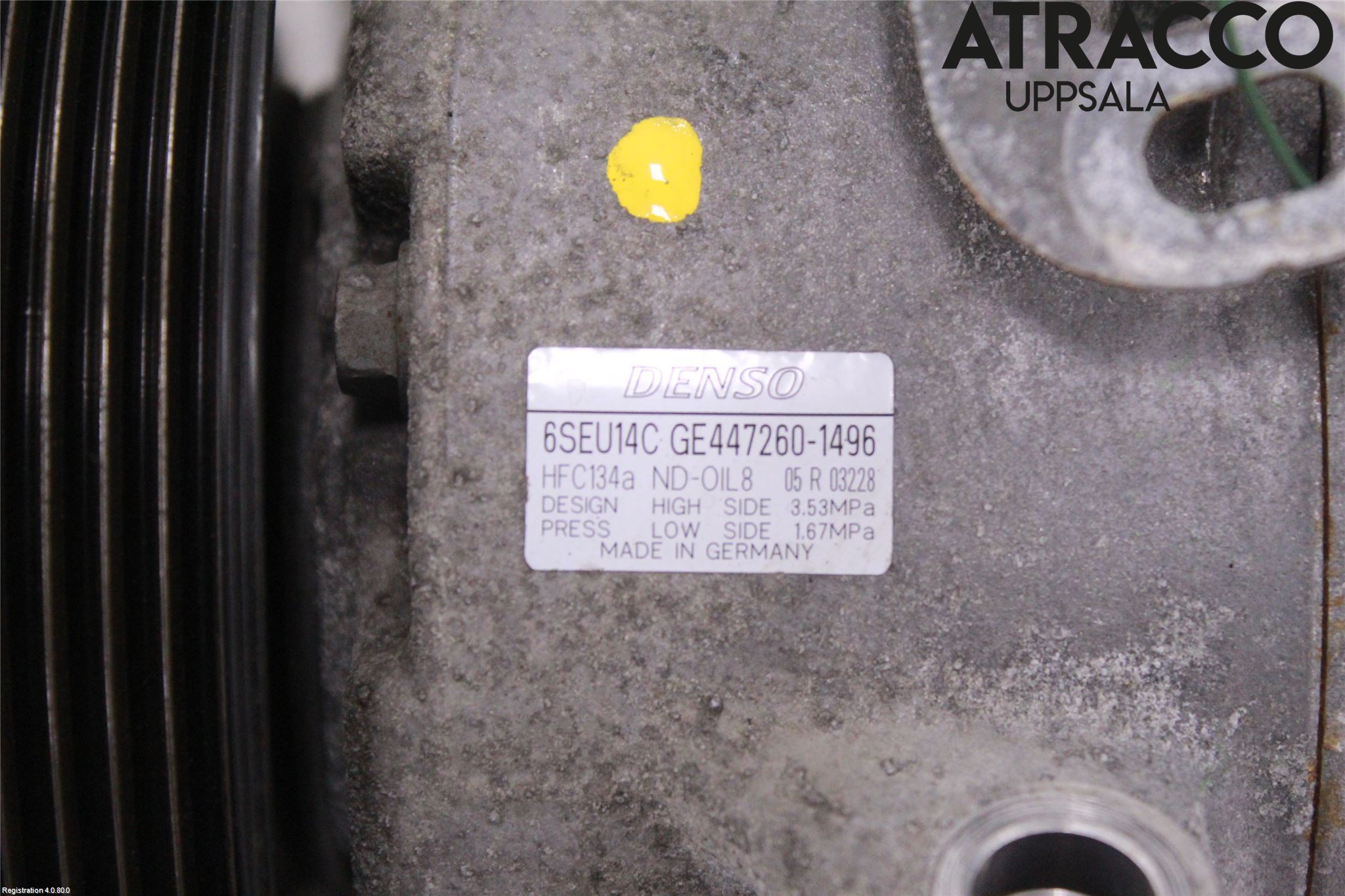 Toyota VERSO 09-18 Varme Ac Kompressor