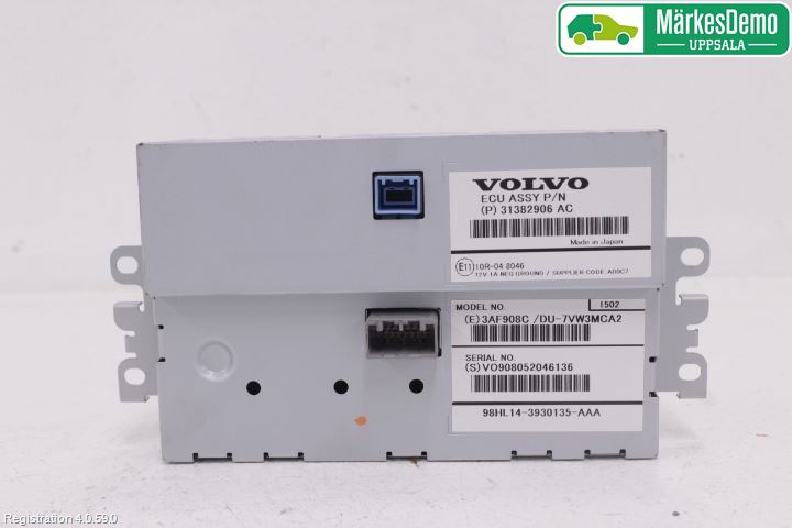Volvo V40 12-19 Instr Skjerm Dvd-Gps-Ac-Tlf